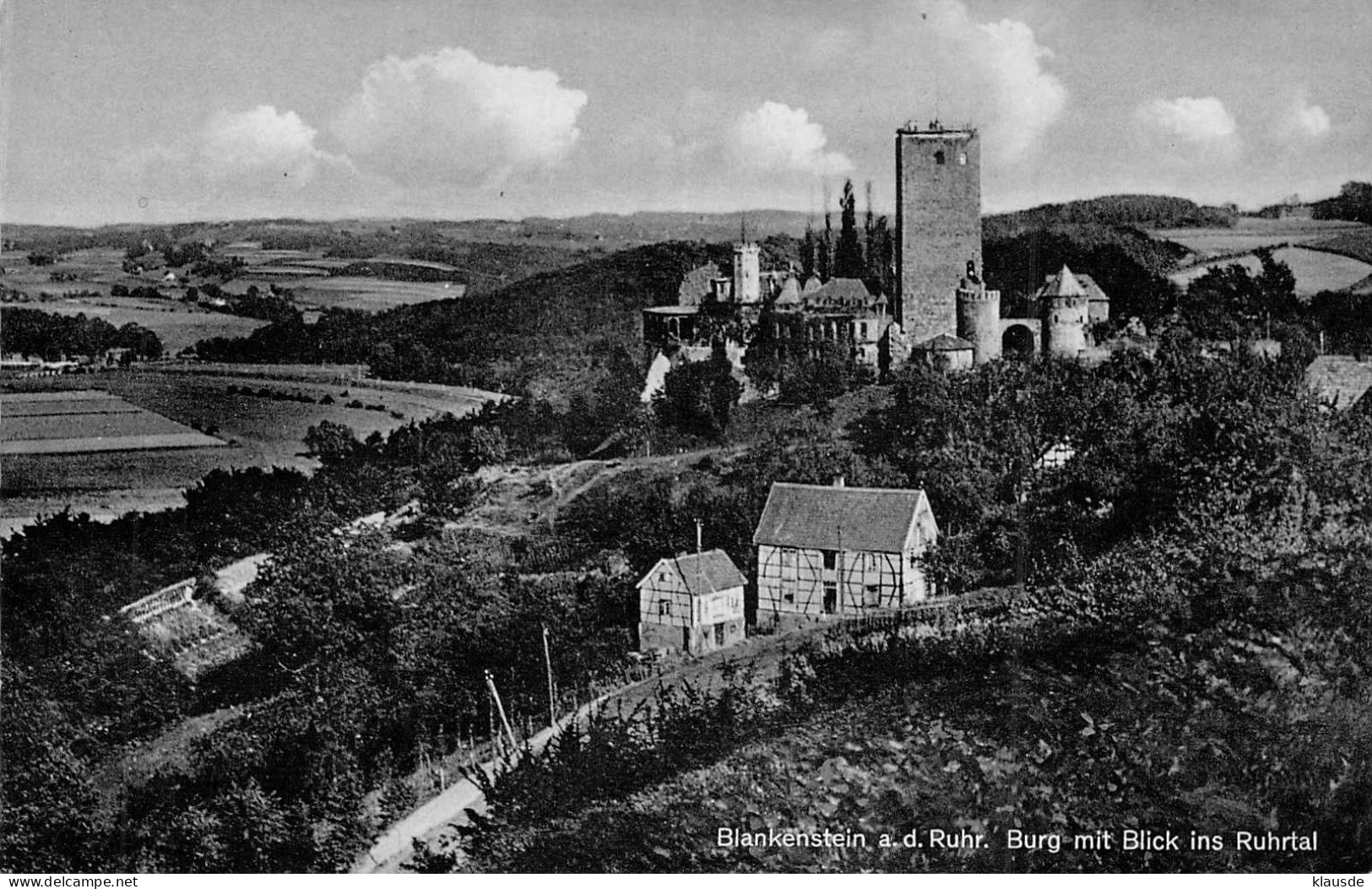 Blankenstein A.d.Ruhr - Blick Ins Ruhrtal Gel.1962 - Hattingen