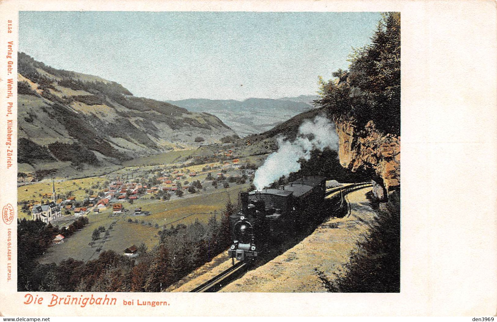 Suisse - OW - Die Brünigbahn Bei LUNGERN - Chemin De Fer, Train, Locomotive - Précurseur - Lungern