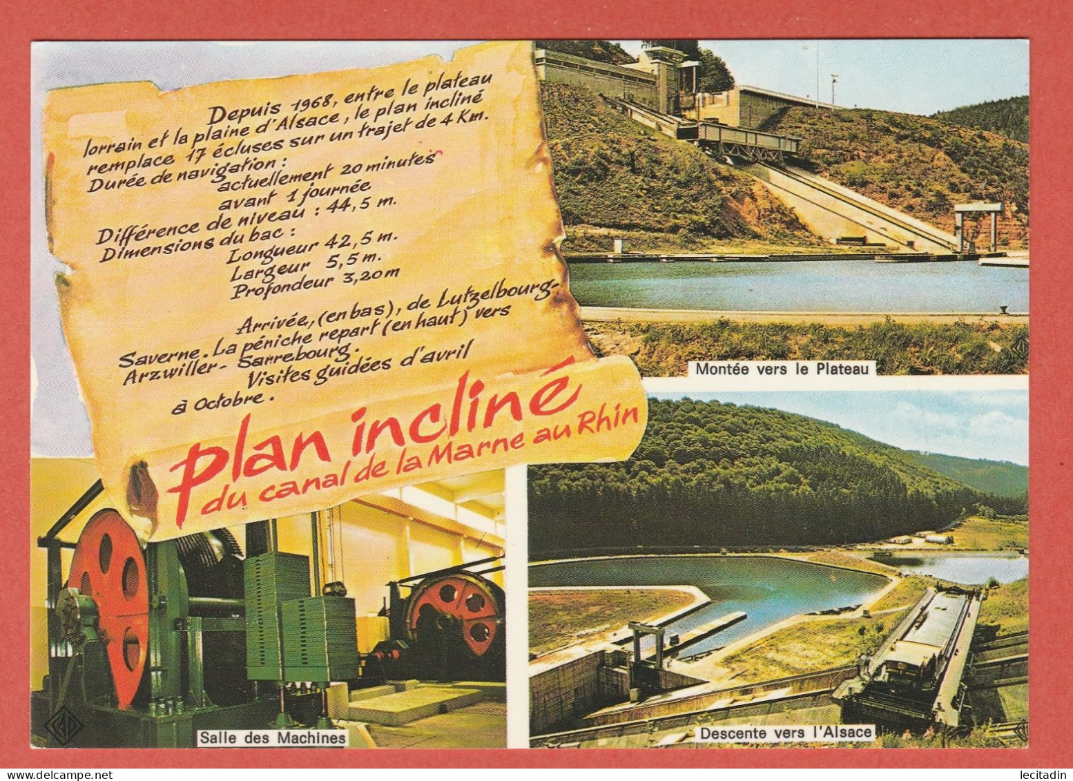 CP 57 SAINT LOUIS ARZVILLER 18 Plan Incliné Du Canal De La Marne Au Rhin - Arzviller