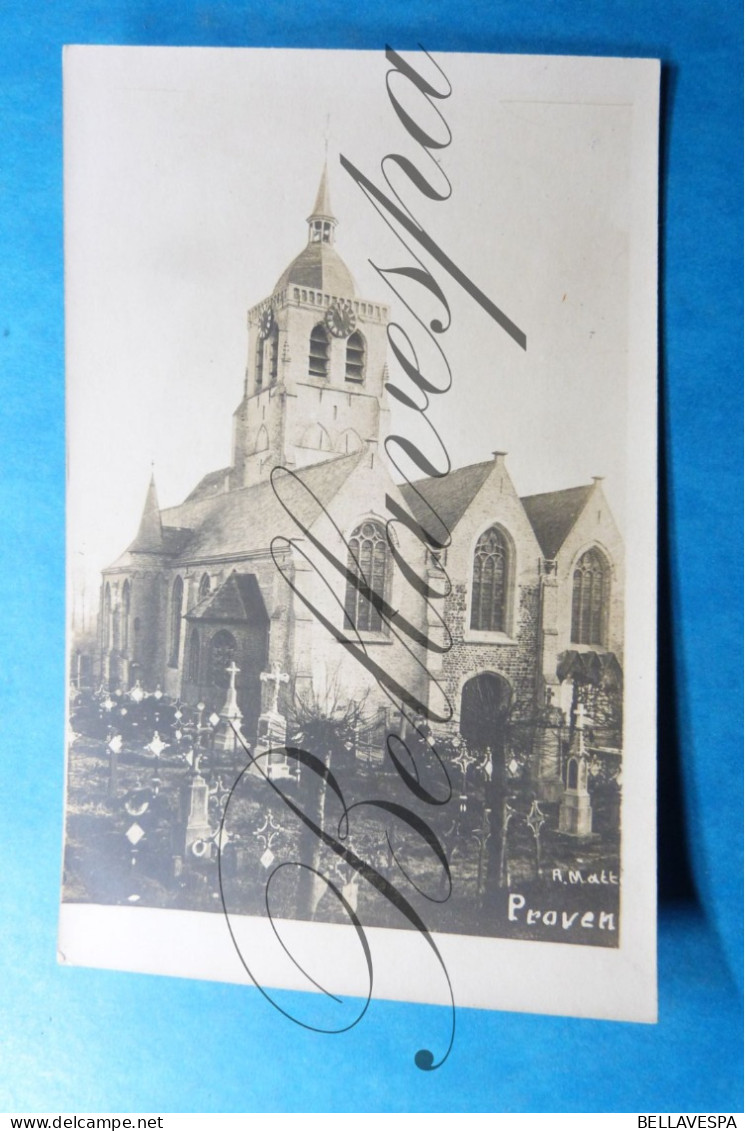 Proven Fotokaart Opname Fotograaf R. Matton- Deelgemeente Poperinge Ca 1910 - Poperinge