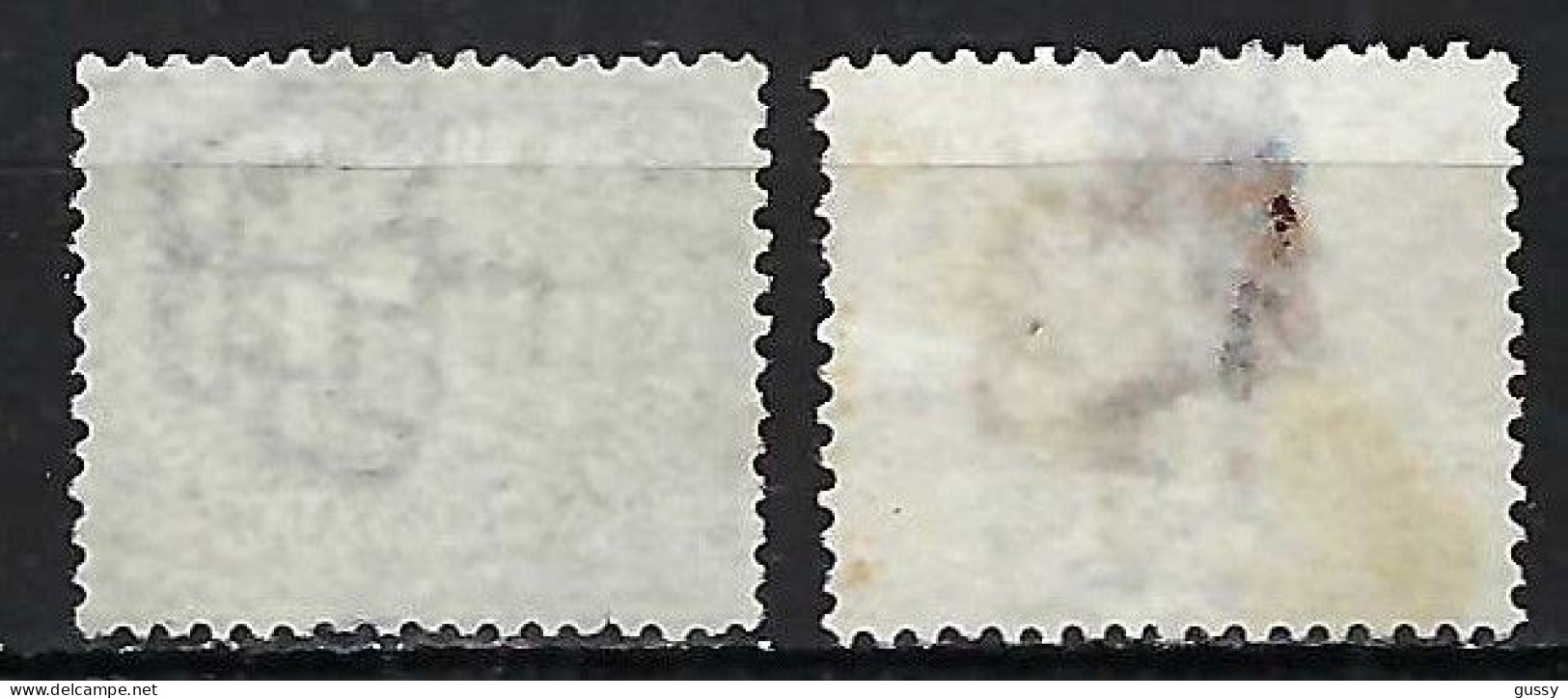 SAINT MARIN Ca.1877-90: Les Nos 1-2 Sup. Obl. "S. Mno", Aminci Et Trou D'aiguille Pour Le 5c - Used Stamps
