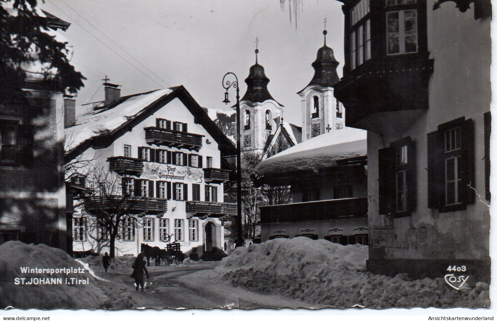 Wintersportplatz St. Johann I. Tirol Ortspartie  (12550) - St. Johann In Tirol