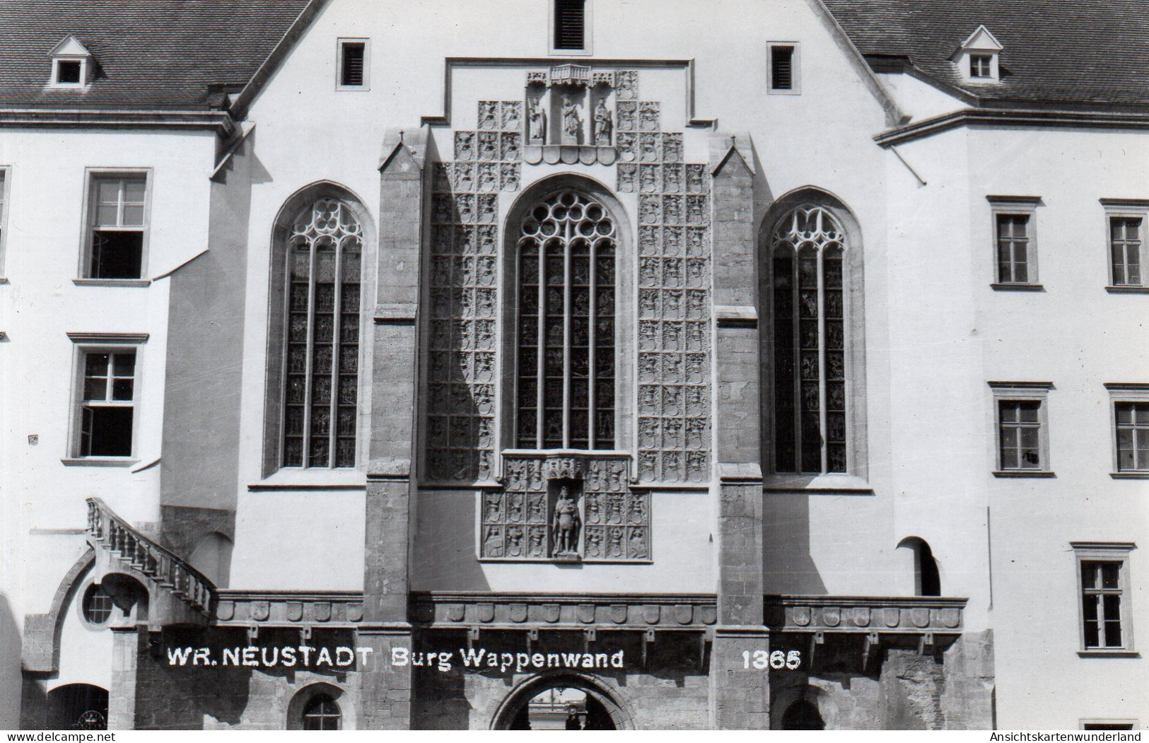 Wiener Neustadt - Burg Wappenwand  (12551) - Wiener Neustadt