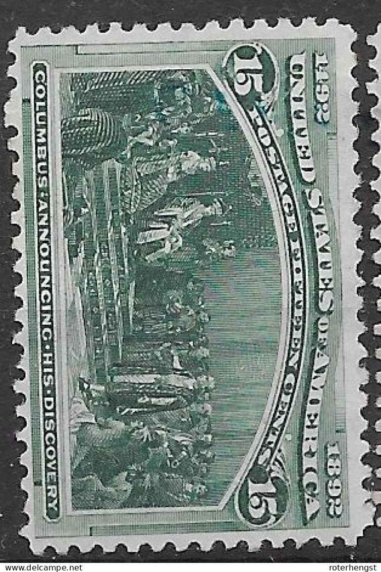 US Mint No Gum 1893 Columbus (220 Euros) - Unused Stamps