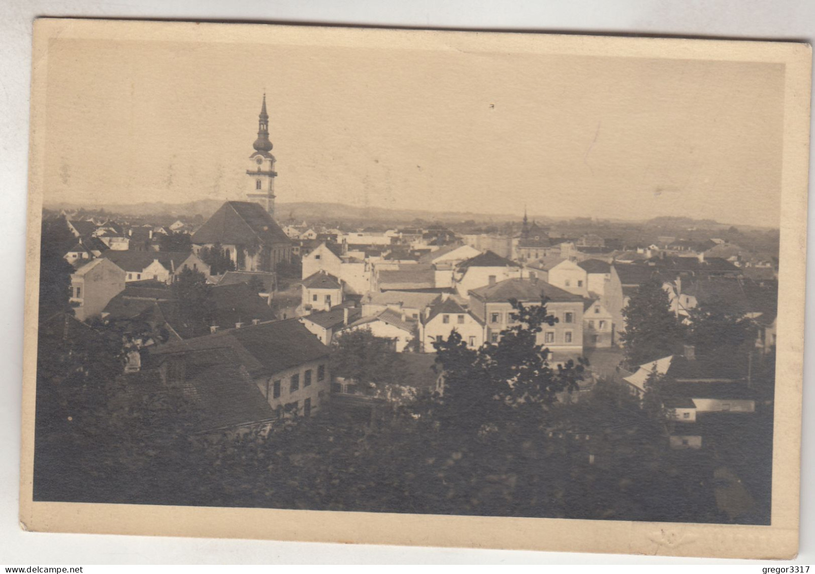 C7093) RIED Im INNKREIS - Sehr Alte FOTO AK - Häuer Kirche 1928 - Ried Im Innkreis