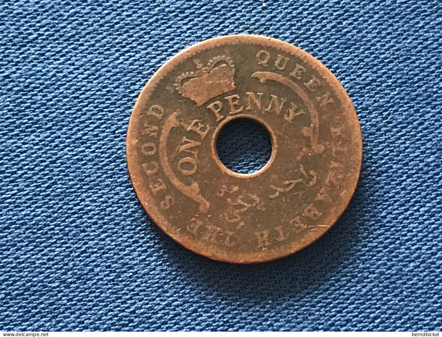 Münze Münzen Umlaufmünze Nigeria 1 Penny 1959 - Nigeria