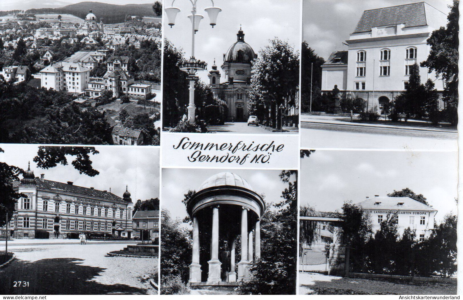 Sommerfrische Berndorf Mehrbildkarte  (12561) - Berndorf