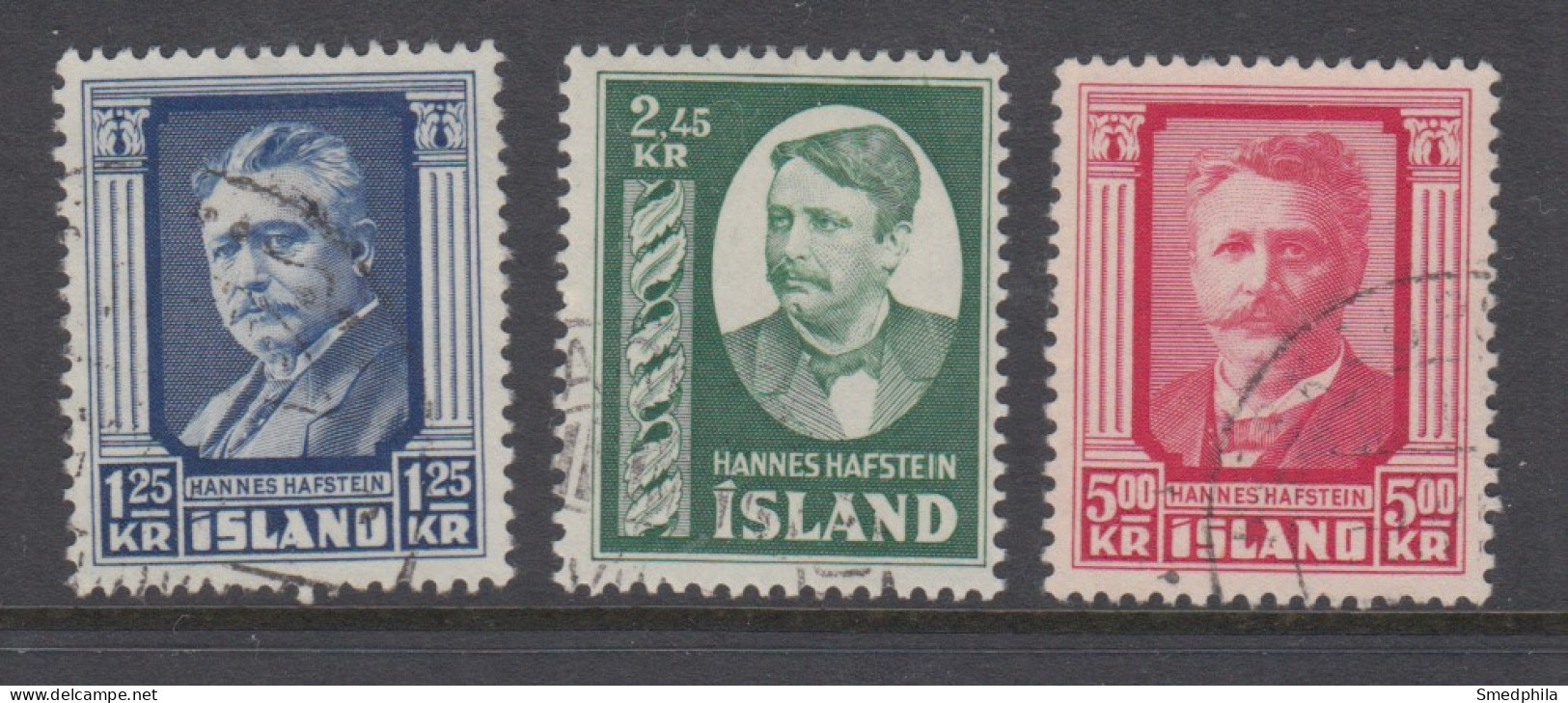 Iceland 1954 - Michel 293-295 Used - Usados