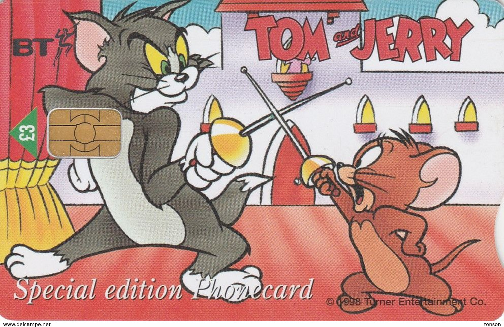 UK, BCC-148A, Tom & Jerry - Stratford, 2 Scans.   Chip : Schlumberger - SC8 - BT General