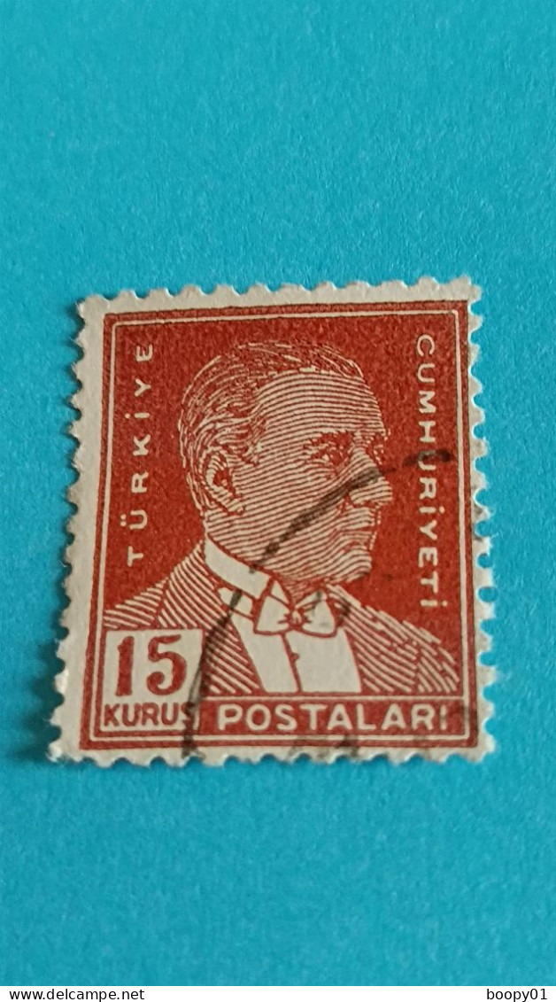 TURQUIE - TÛRKIYE - Timbre 1931 : Mustafa Kemal ATATÜRK, Président De La République Turque - Usati