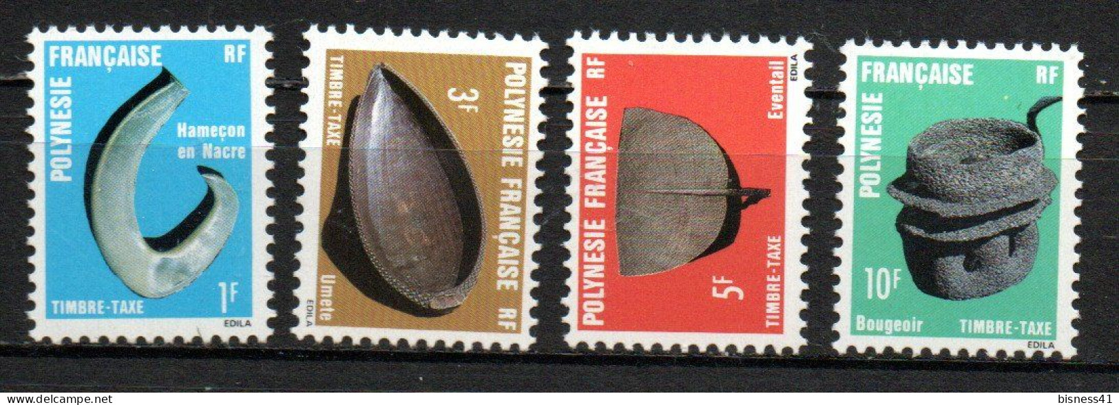 Col34 Polynésie  Taxe N° 4 à 7 Neuf XX MNH  Cote : 1,20€ - Timbres-taxe