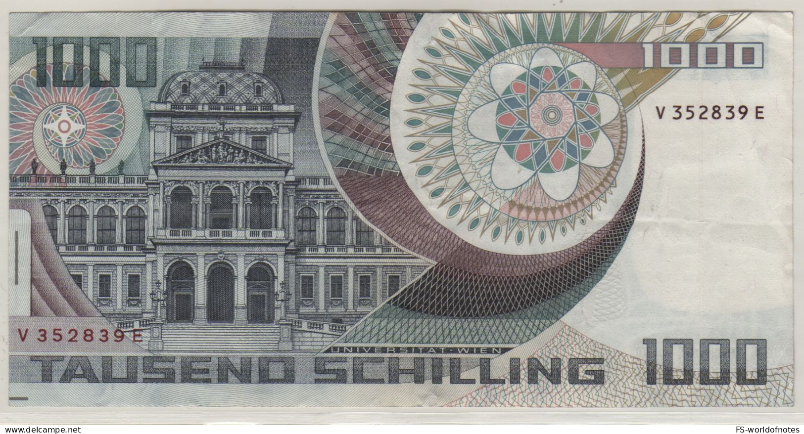 AUSTRIA   1'000 Schilling  P152   Dated  03.01.1983  (Erwin Schrödinger  + University Of Vienna At Back ) - Autriche