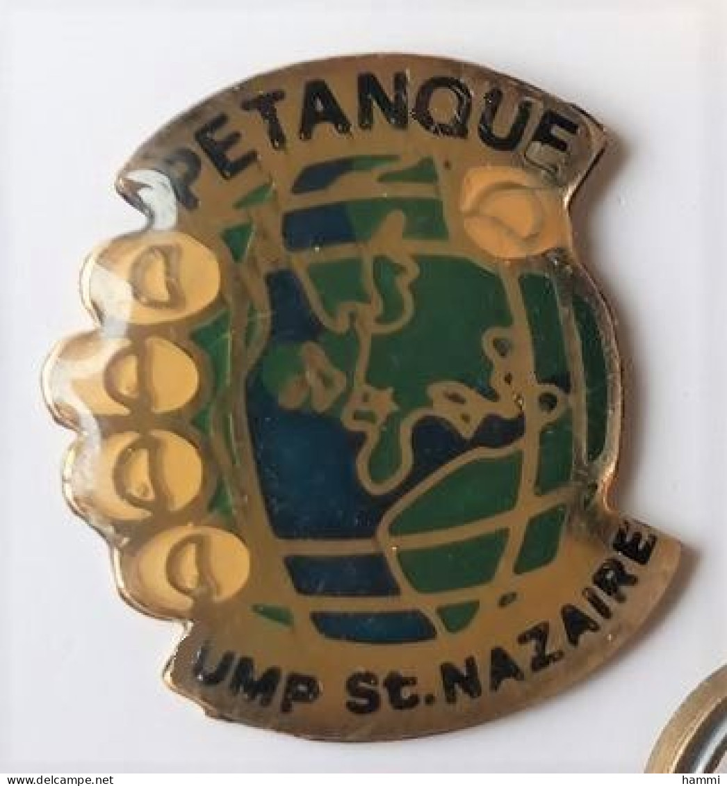 QQ502 Pin's Pétanque UMP ST Saint Nazaire Loire-Atlantique Achat Immédiat - Pétanque