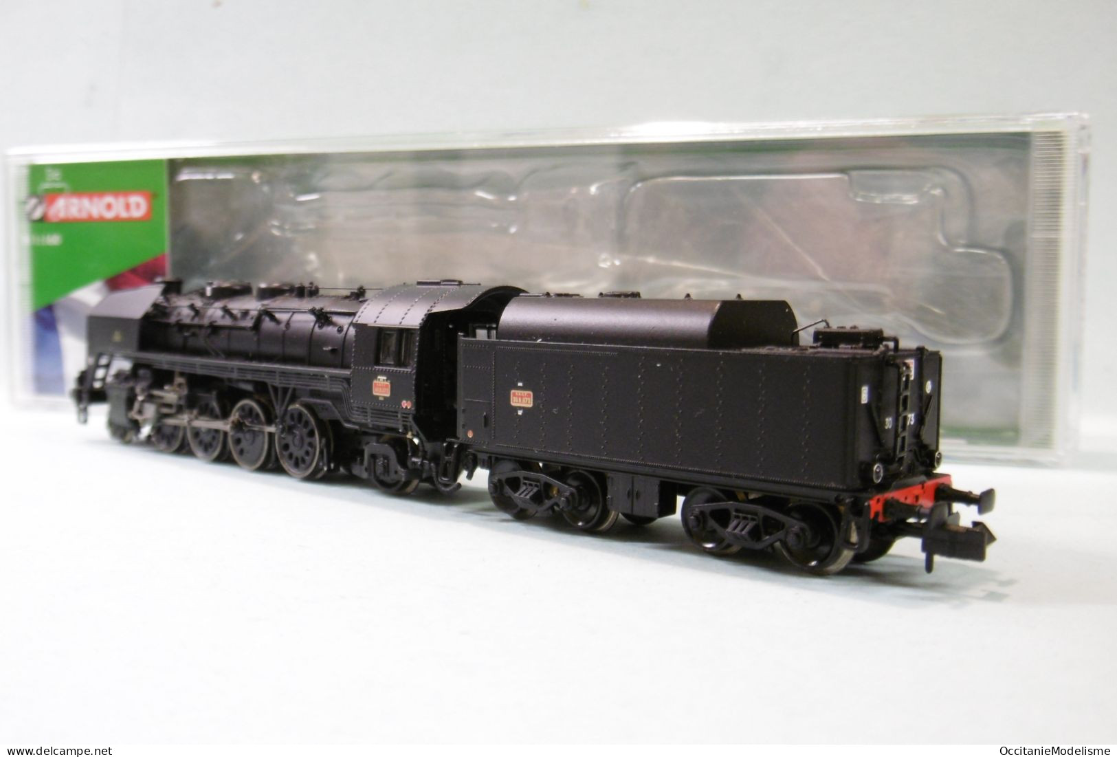 Arnold - Locomotive Vapeur 141 R 1173 Fuel Roues Boxpok Mistral SNCF Réf. HN2481 Neuf NBO N 1/160 - Loks