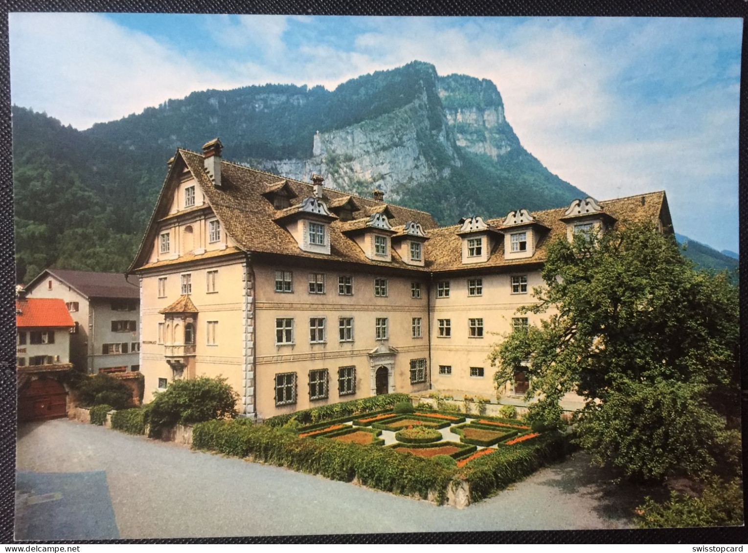 NÄFELS Freulerpalast Hofseite Mit Französischem Garten - Näfels