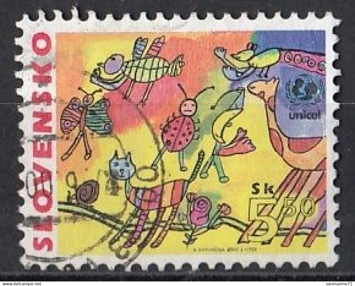 SLOVAKIA 370,used,falc Hinged - Used Stamps