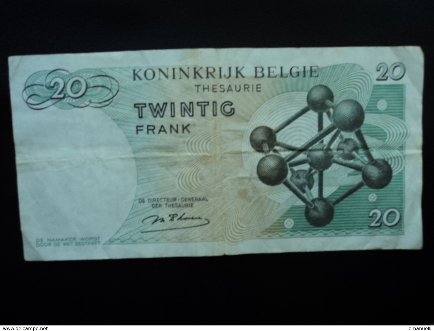 BELGIQUE : 20 FRANCS   15.6.1964    Signature 18    P 138     TTB - 20 Francs