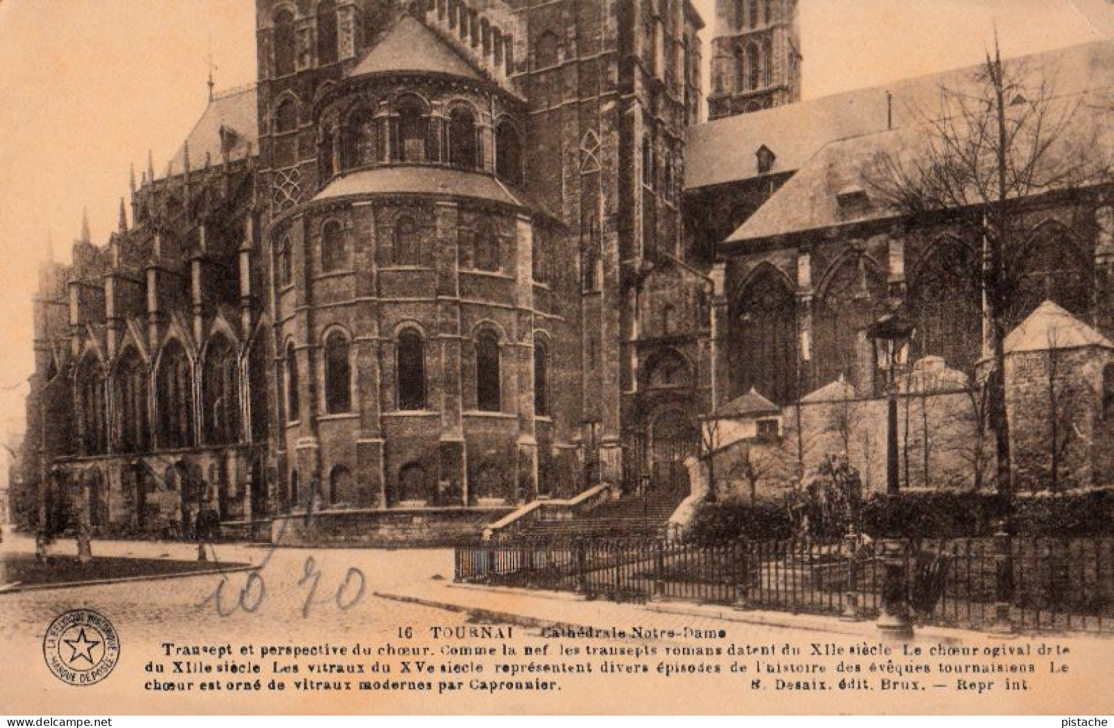 3664 – Tournai Hainaut Belgique Belgium – Cathédrale Notre-Dame Cathedral – By E. Desaix – Good Condition – 2 Scans - Doornik