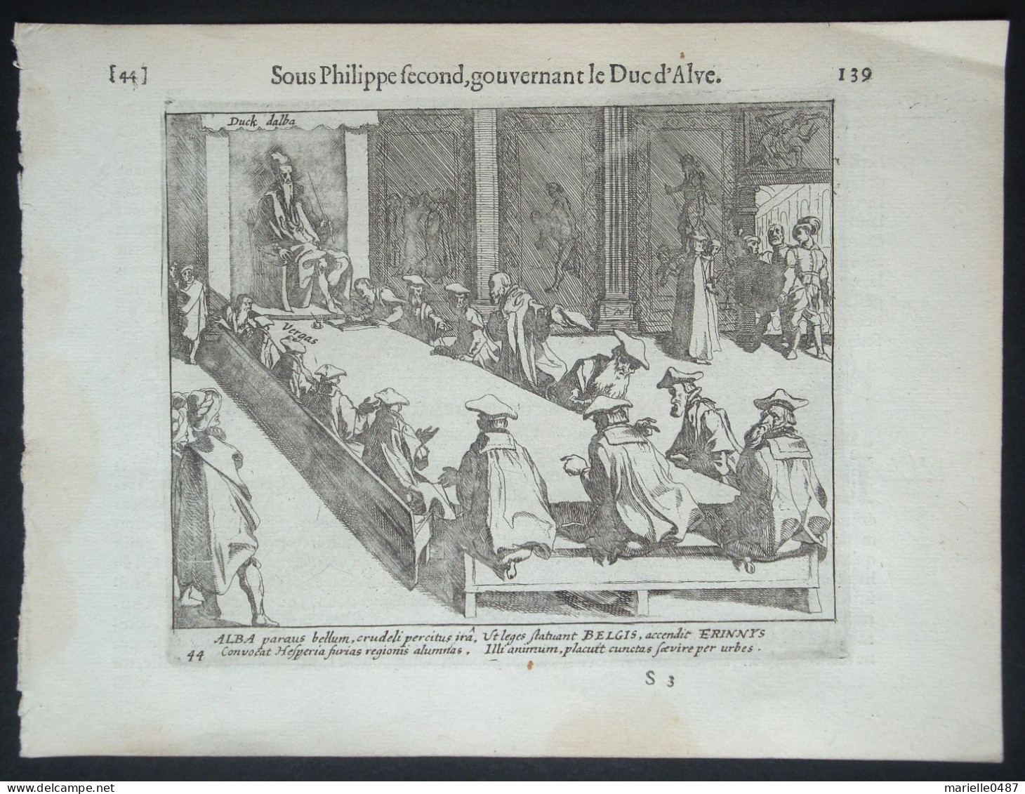 Les Guerres De Nassau - 1616 - Le Duc D'Albe - Willem Baudartius - Bis 1700