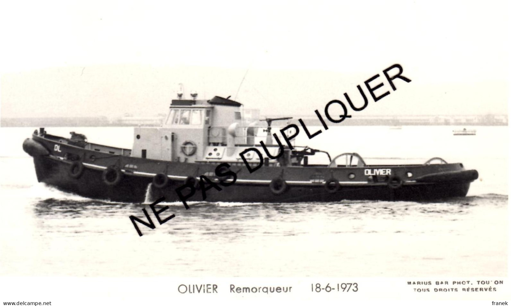7005 - Remorqueur " OLIVIER " (1973) - Marine Nationale - Remorqueurs