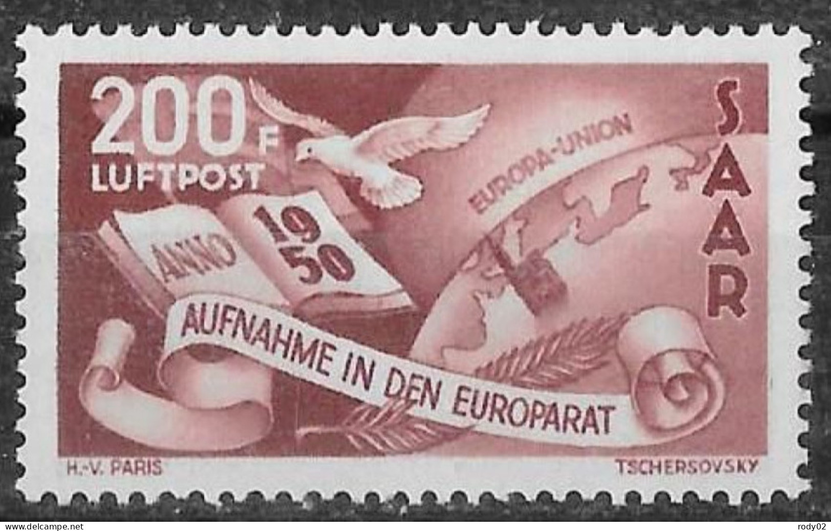 SARRE - PA 13 - NEUF* - Airmail