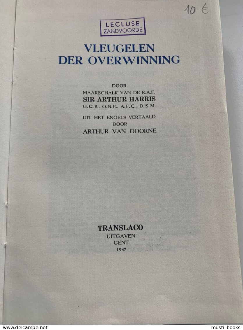 (1939-1945 LUCHTOORLOG RAF) Vleugelen Der Overwinning. - Aviazione