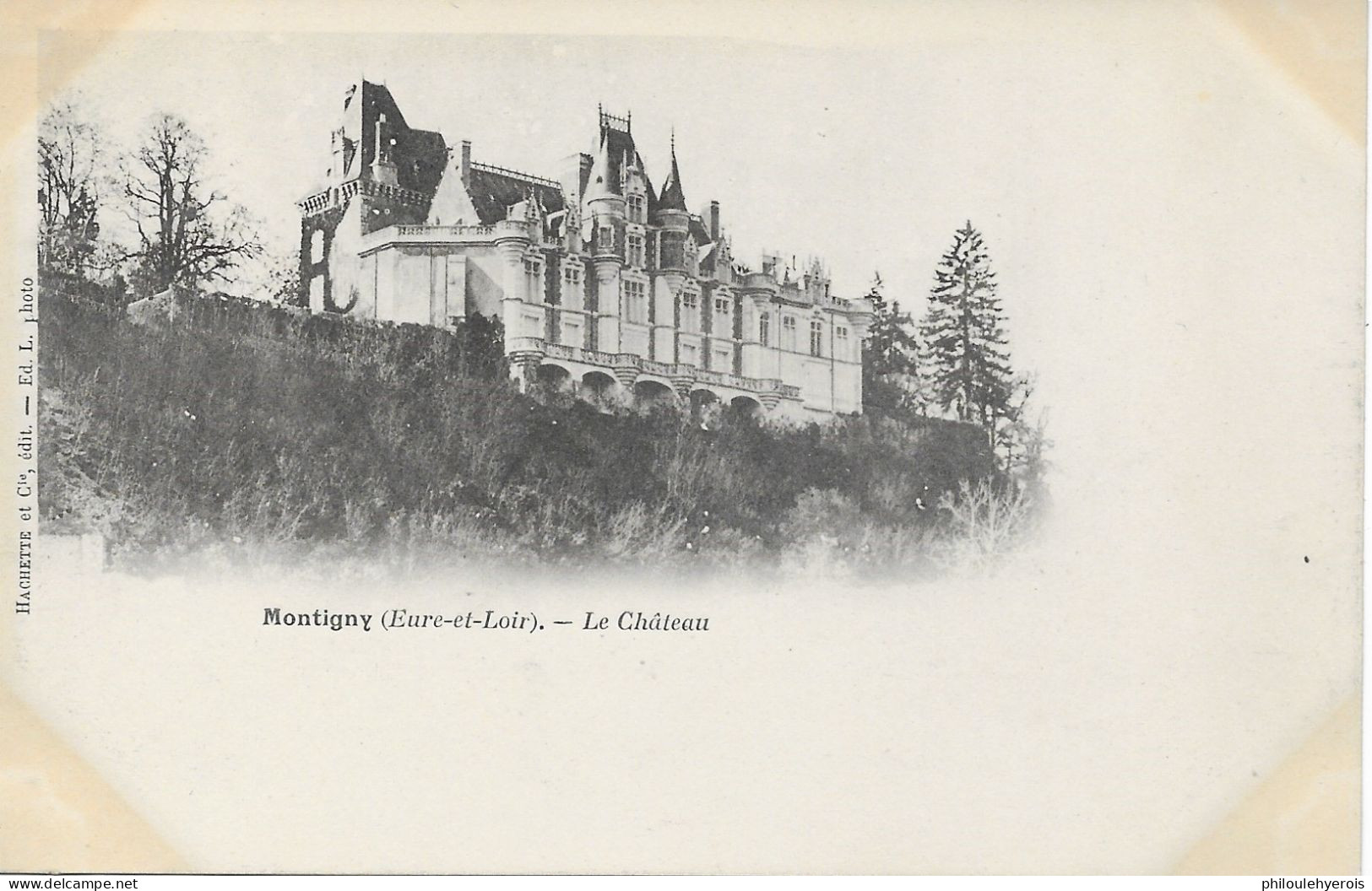 CPA 28 MONTIGNY LE GANNELON  Château - Montigny-le-Gannelon