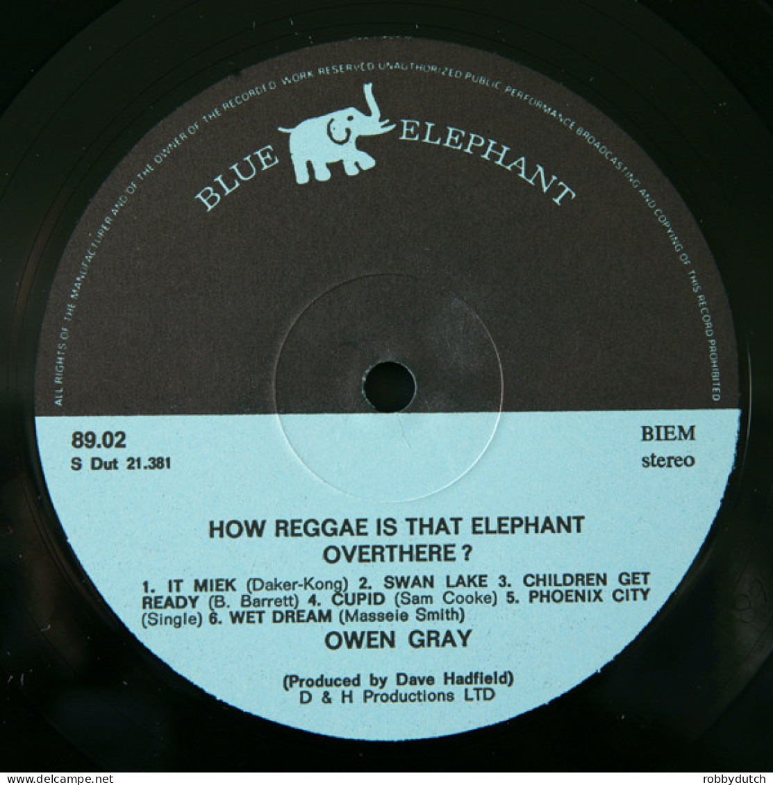 * LP *  HOW REGGAE IS THAT ELEPHANT OVER THERE? (Belgium, Blue Elephant 1971 EX) - Reggae