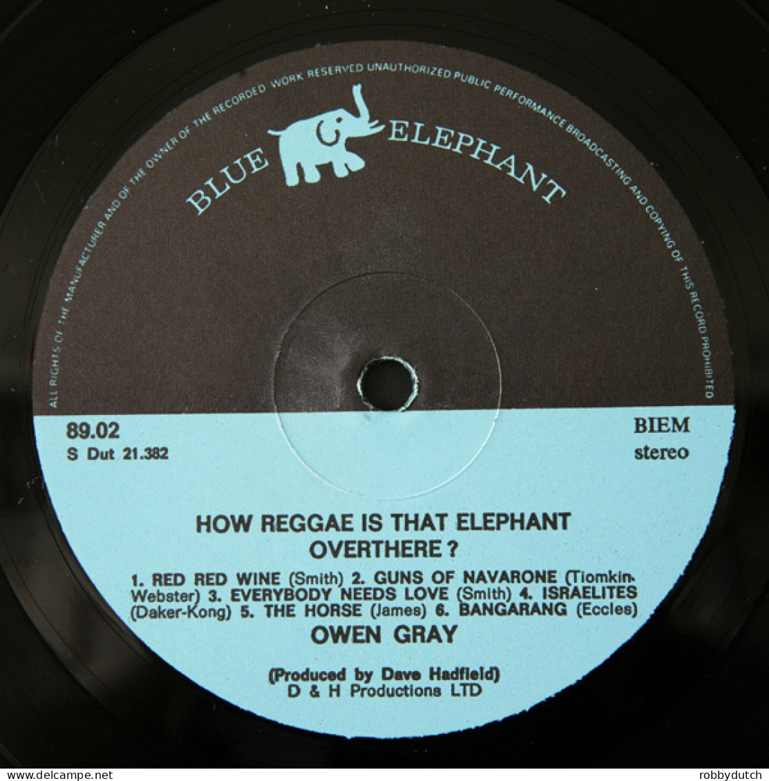 * LP *  HOW REGGAE IS THAT ELEPHANT OVER THERE? (Belgium, Blue Elephant 1971 EX) - Reggae