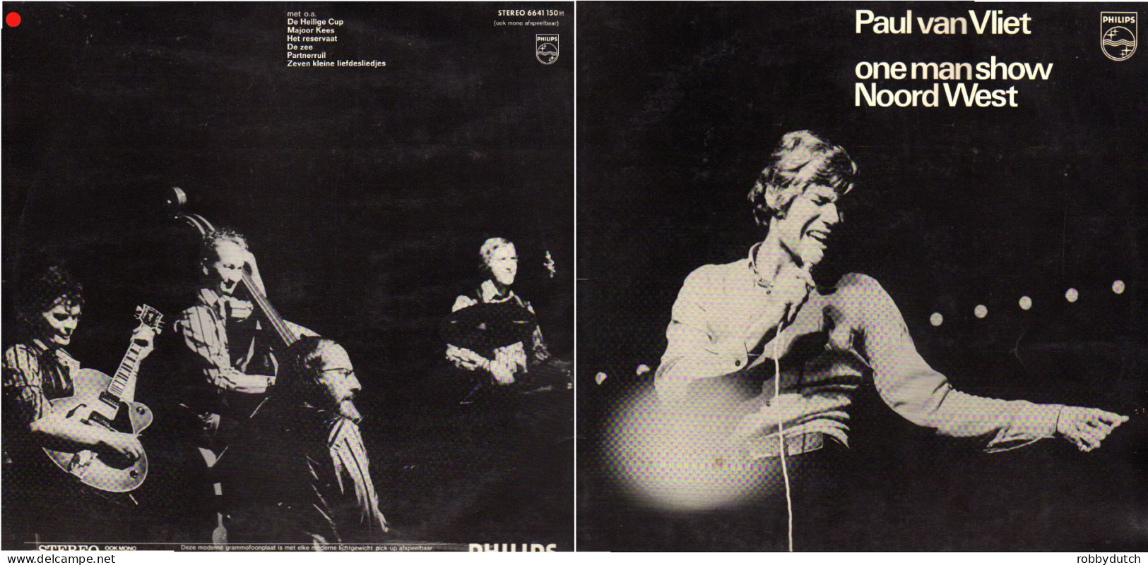 * 2LP *  PAUL VAN VLIET - ONE MAN SHOW NOORD-WEST (Holland 1975) - Cómica