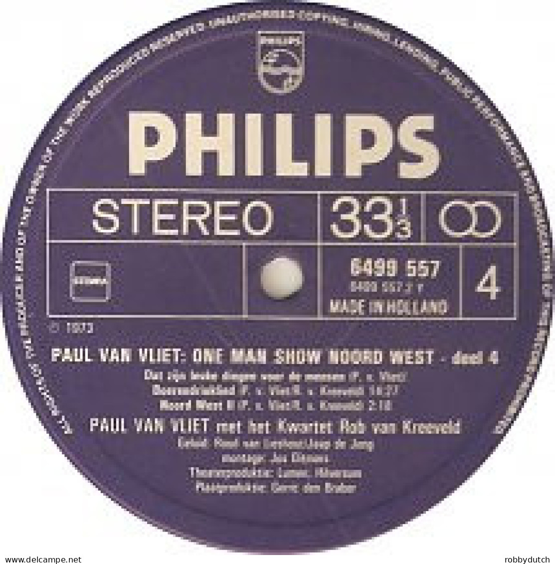 * 2LP *  PAUL VAN VLIET - ONE MAN SHOW NOORD-WEST (Holland 1975)