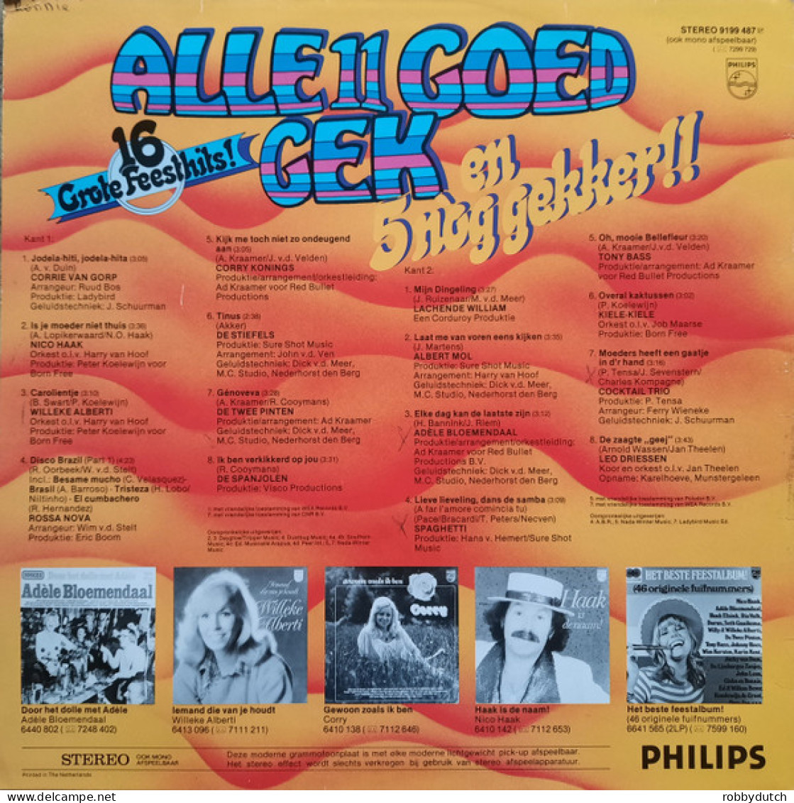 * LP * ALLE 11 GOED GEK EN 5 NOG GEKKER (Holland 1976) - Other - Dutch Music