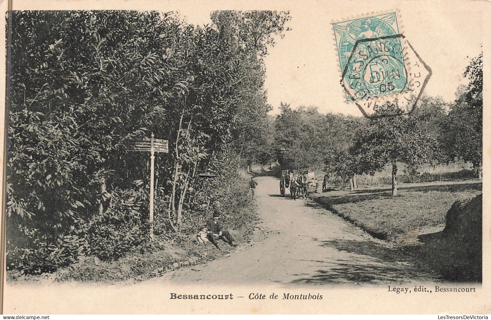 France - Bessancurt - Côté De Montubois - Edit. Legay - Animé - Oblitéré Spécial - Carte Postale Ancienne - Argenteuil