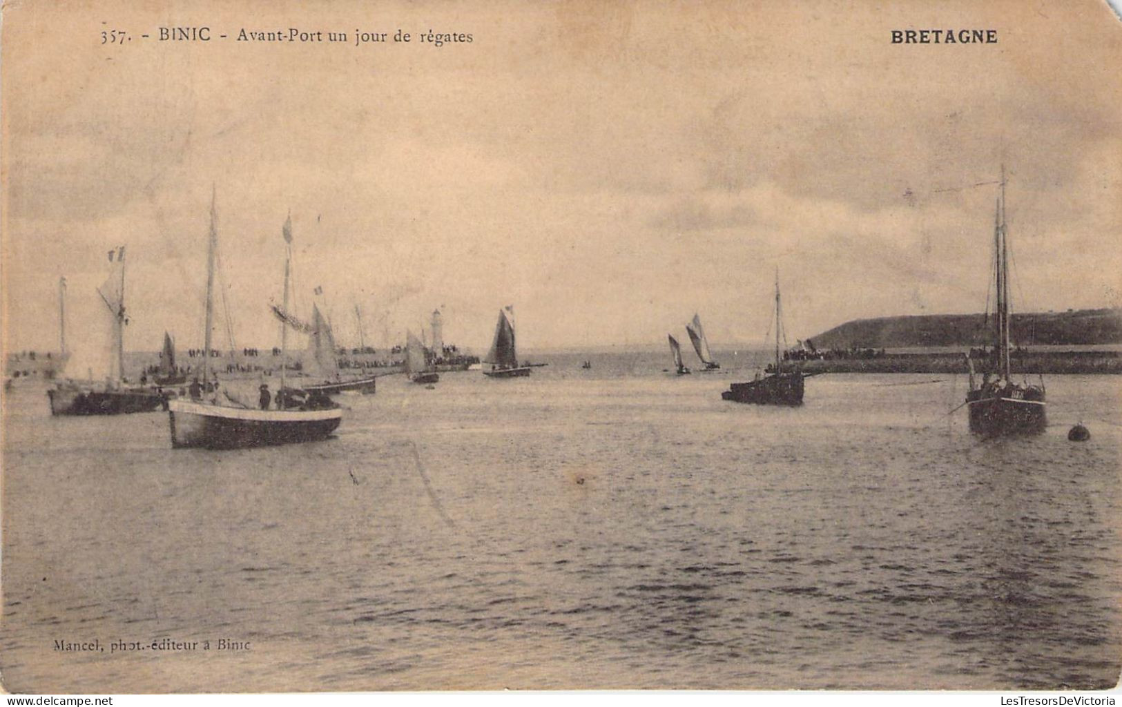 FRANCE - 22 - BINIC - Avant Port Un Jour De Régates - Carte Postale Ancienne - Binic