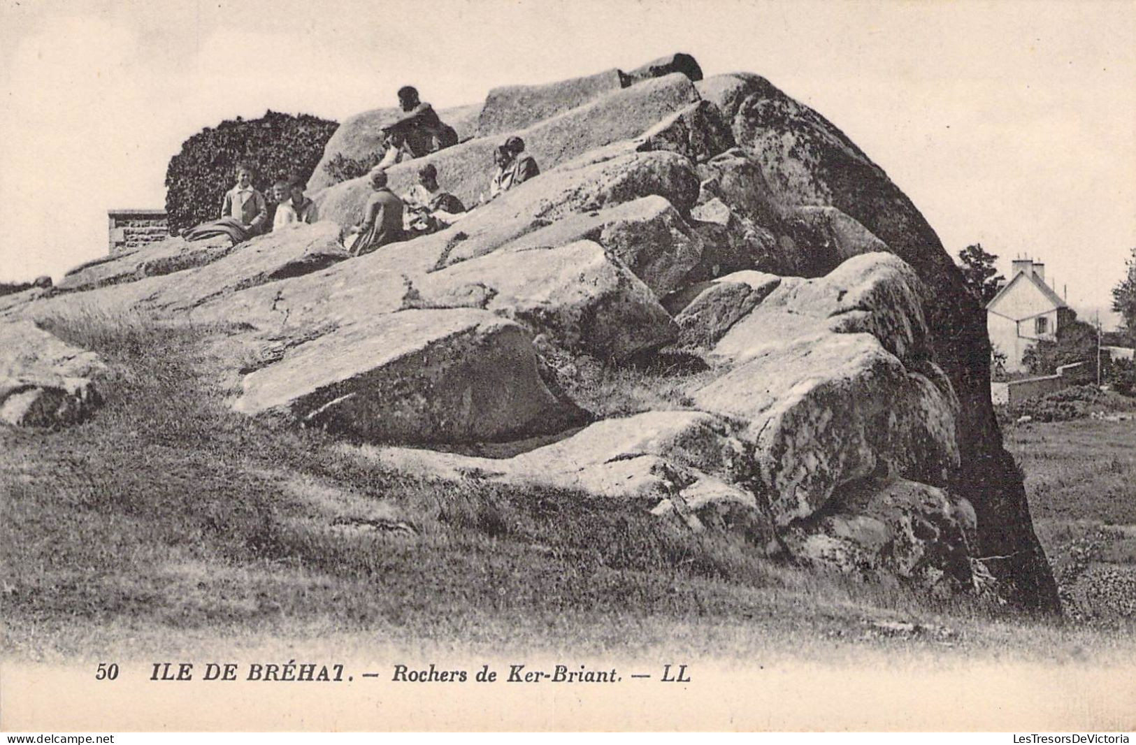 FRANCE - 22 - ILE DE BREHAT - Rochers De Ker Briant - LL  - Carte Postale Ancienne - Ile De Bréhat