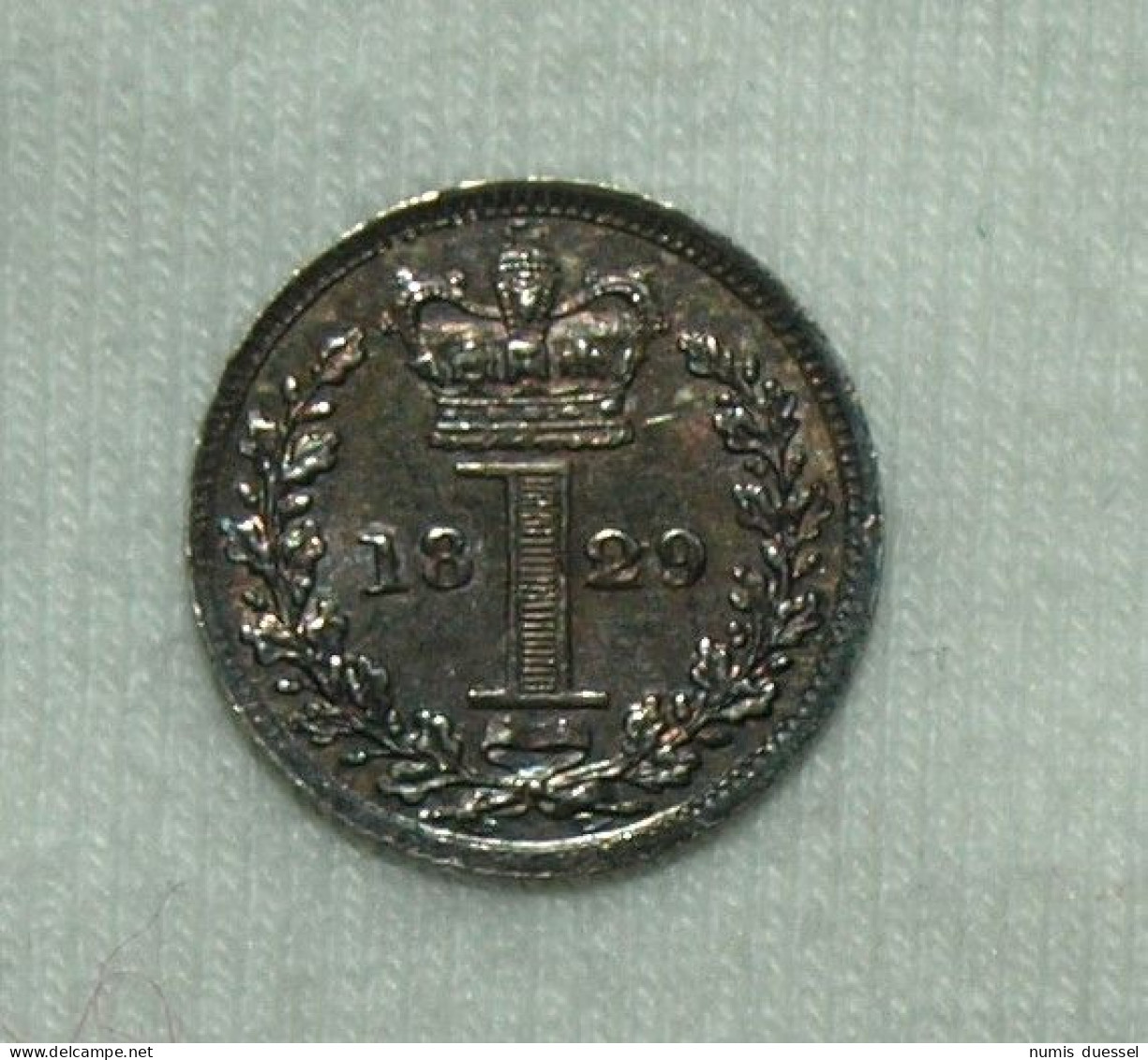 Silber/Silver Prooflike Maundy Großbritannien/Great Britain George IV, 1829, 1 Penny St/BU - Maundy Sets & Gedenkmünzen
