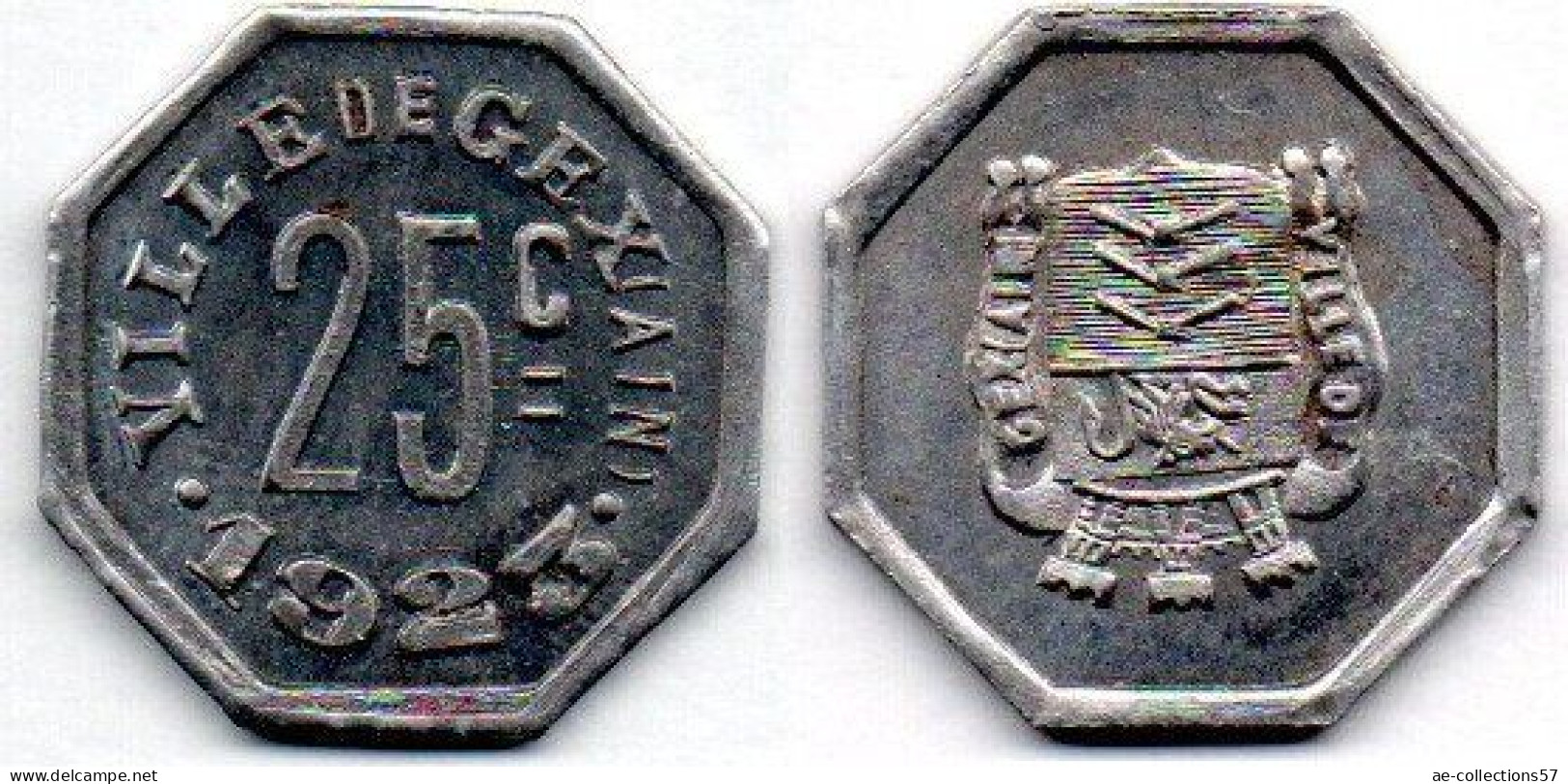 MA 22194 / Gex 25 Centimes 1923 SUP - Notgeld