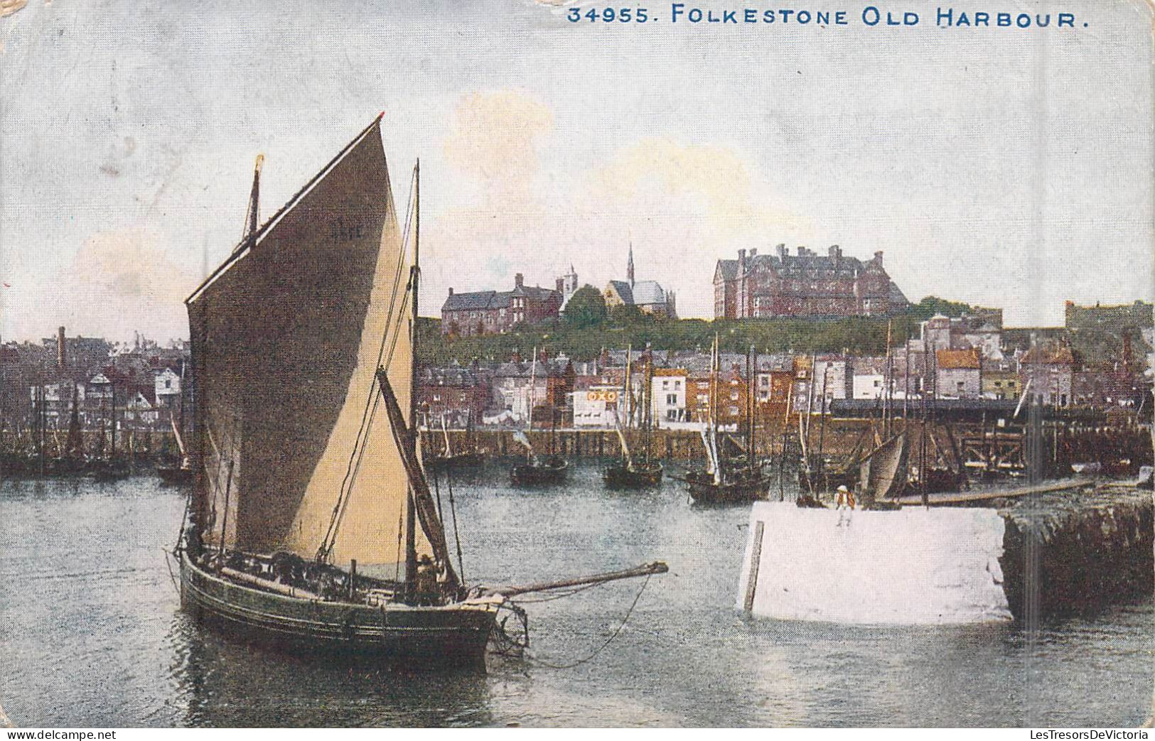 ANGLETERRE - Folkestone Old Harbour - Carte Postale Ancienne - Sonstige & Ohne Zuordnung