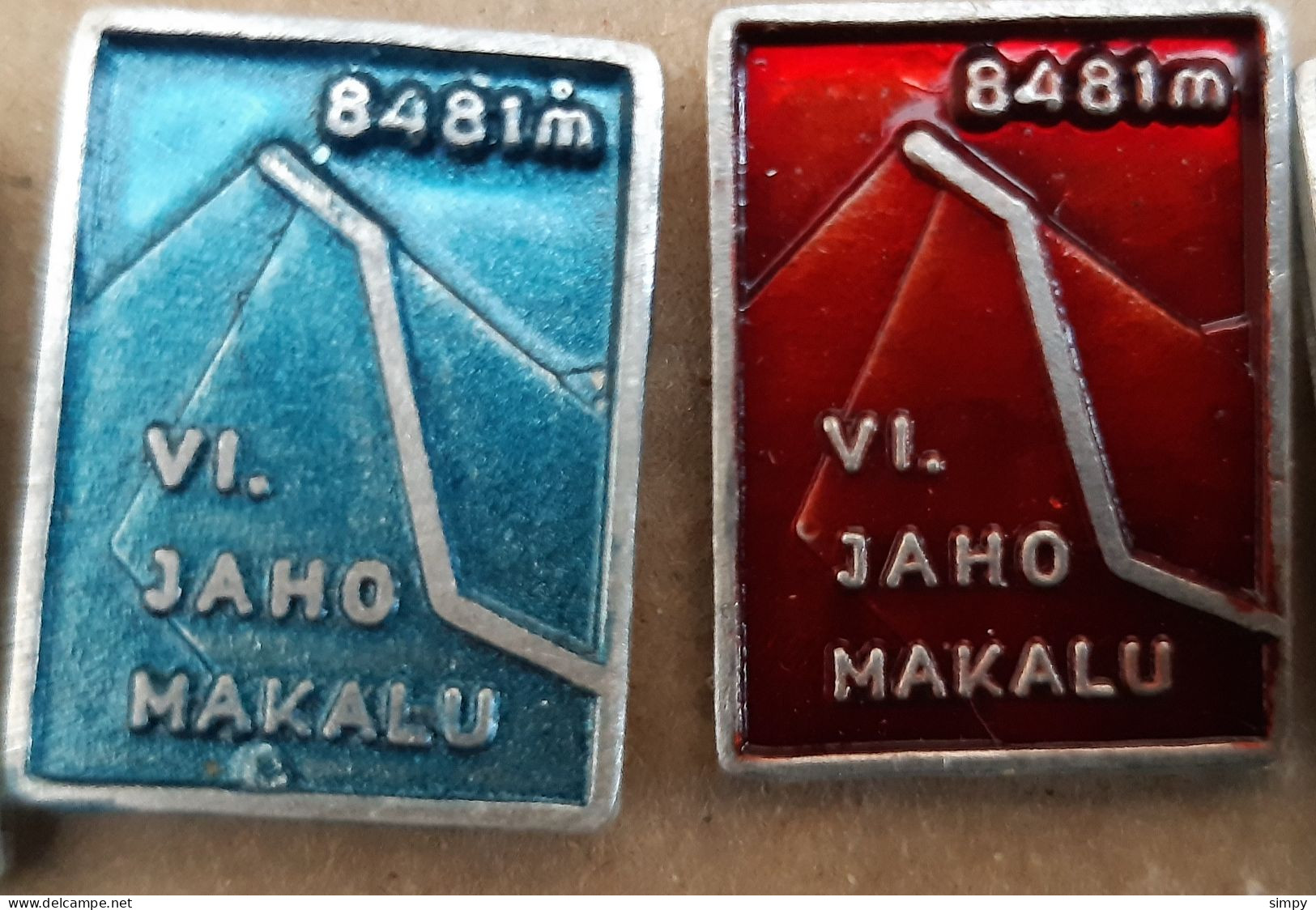 VI. JAHO MAKALU 8481m Yugoslav Expedition 1975 Alpinism Mountaineering Slovenia Ex Yugoslavia Pins - Alpinismus, Bergsteigen