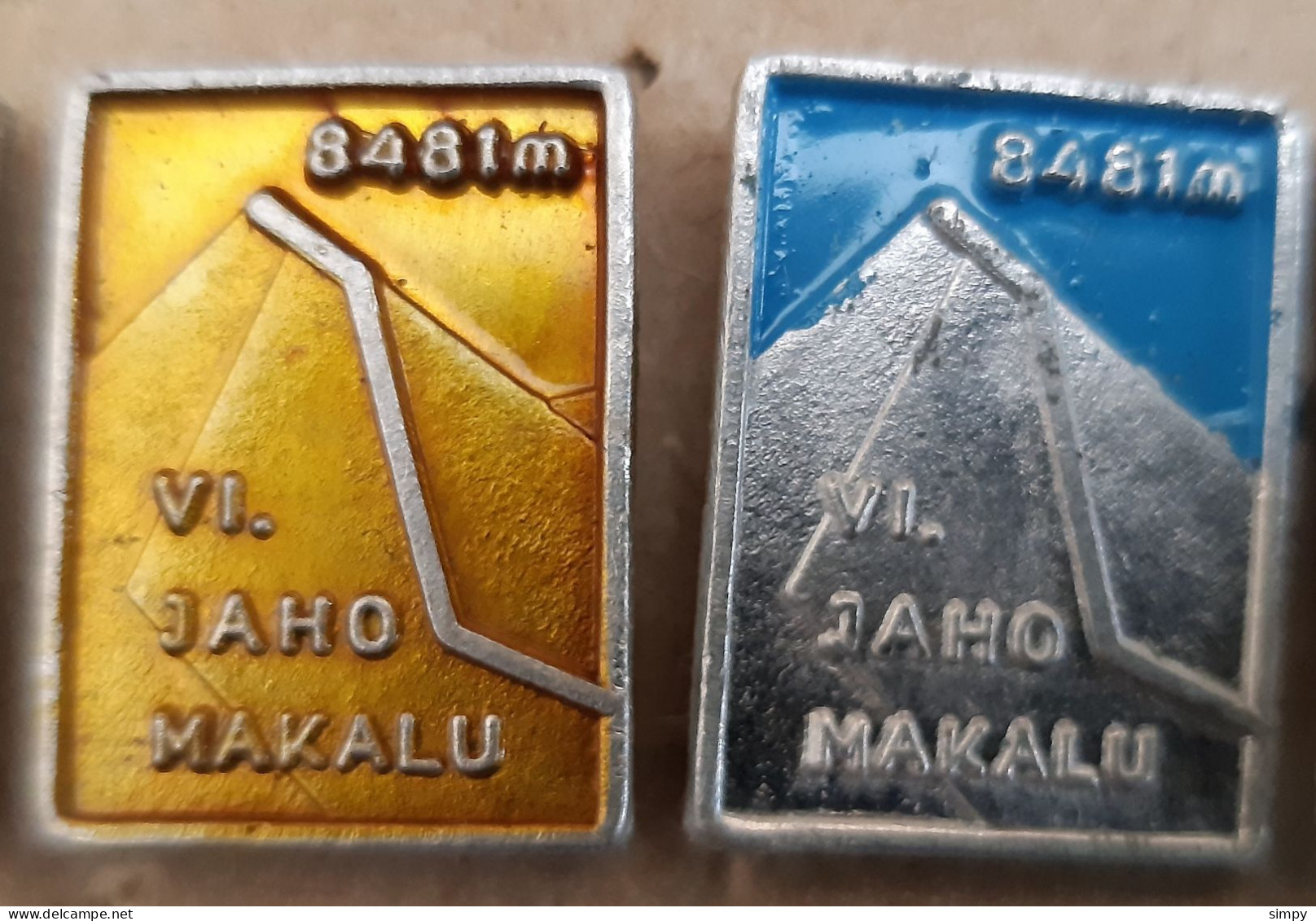 VI. JAHO MAKALU 8481m Yugoslav Expedition 1975 Alpinism Mountaineering Slovenia Ex Yugoslavia Pins - Alpinisme