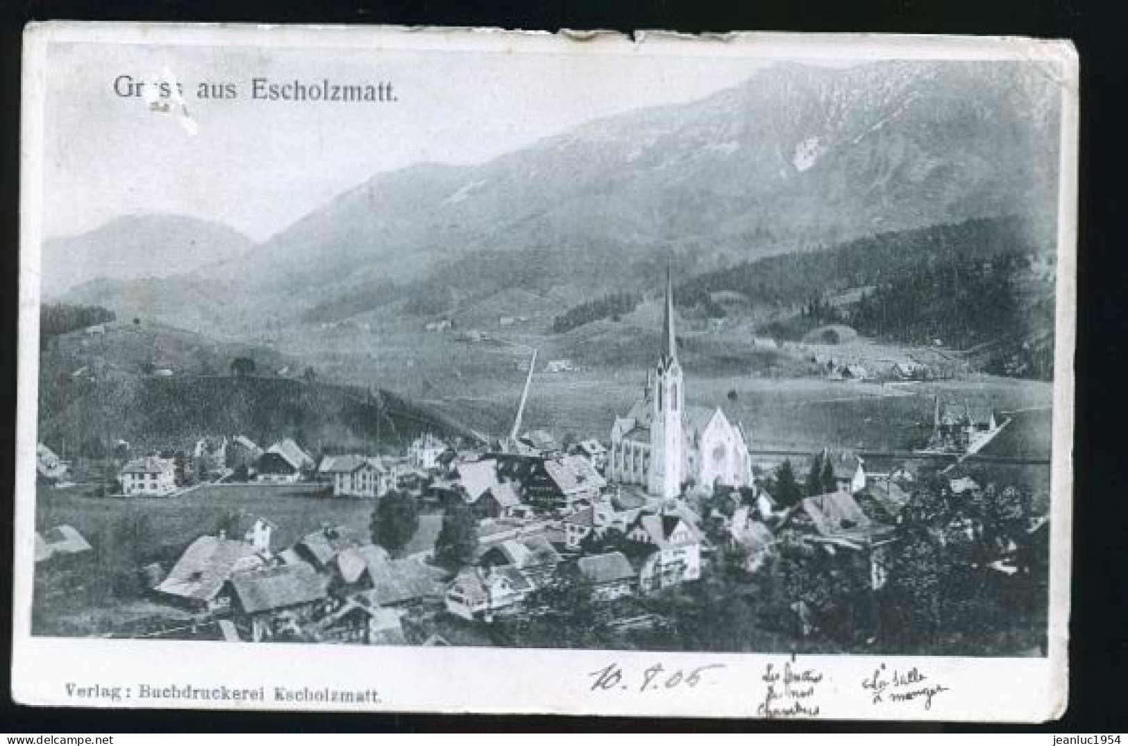 GRUSS AUS ESCHOLZMATT     654 - Matt