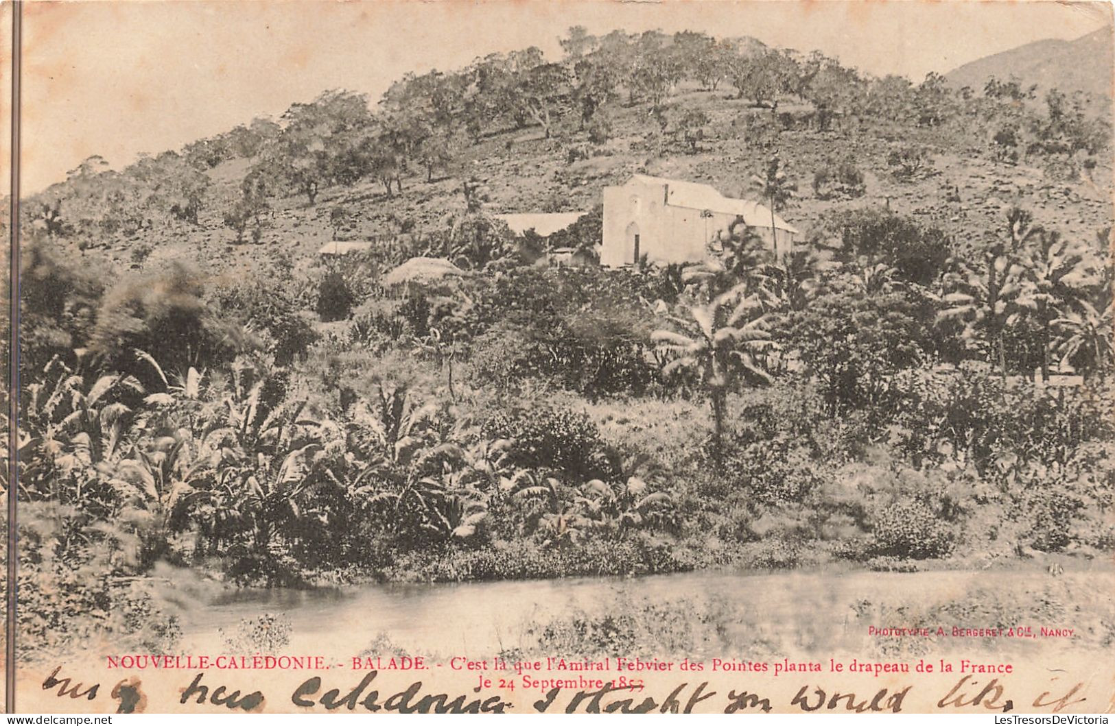 Nouvelle Calédonie - Numéa - Balade - Phototypie Bergeret  - Carte Postale Ancienne - Neukaledonien