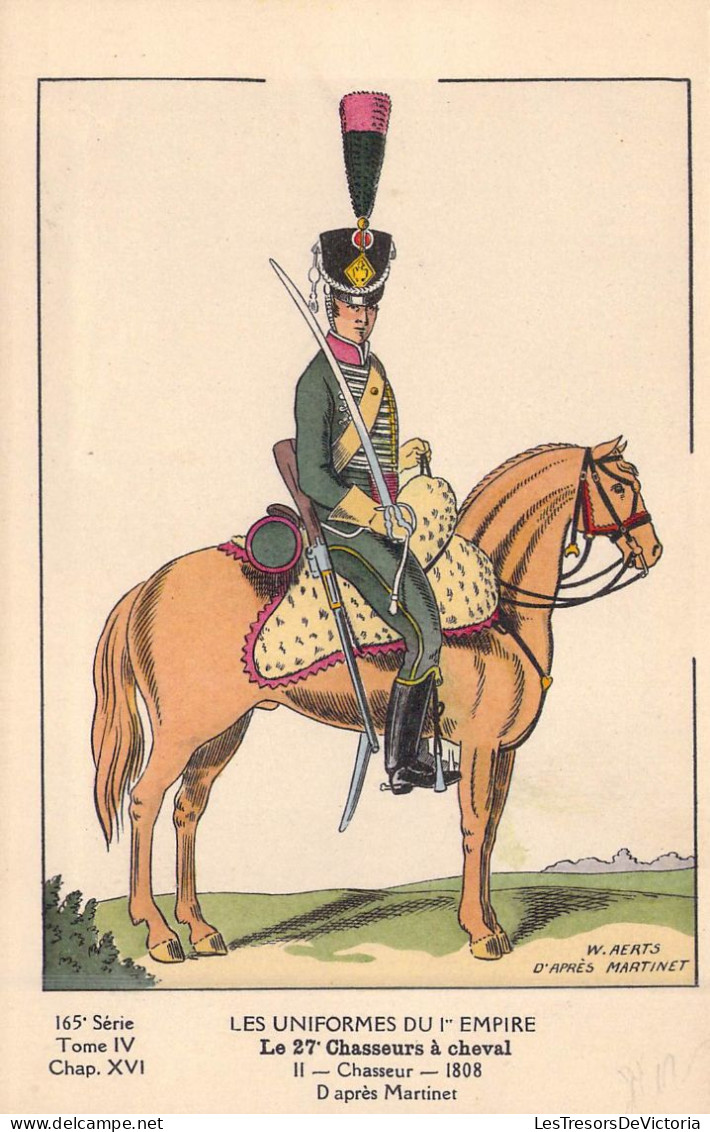 Militaria - Les Uniformes Du 1er Empire - Le 27e Chasseurs A Cheval - 1808 - Carte Postale Ancienne - Regimente