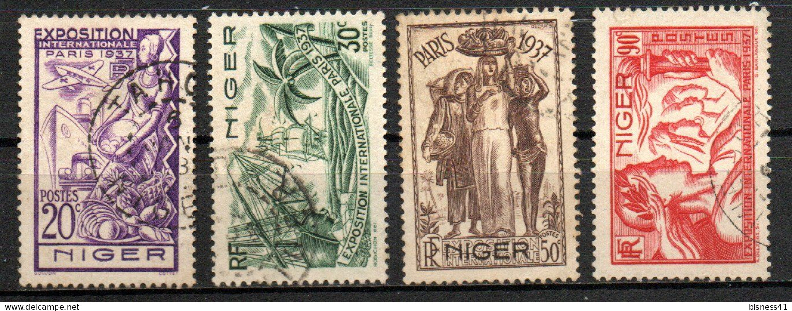 Col33  Colonie Niger N° 57 58 60 & 61 Oblitéré  Cote : 9,25€ - Usados