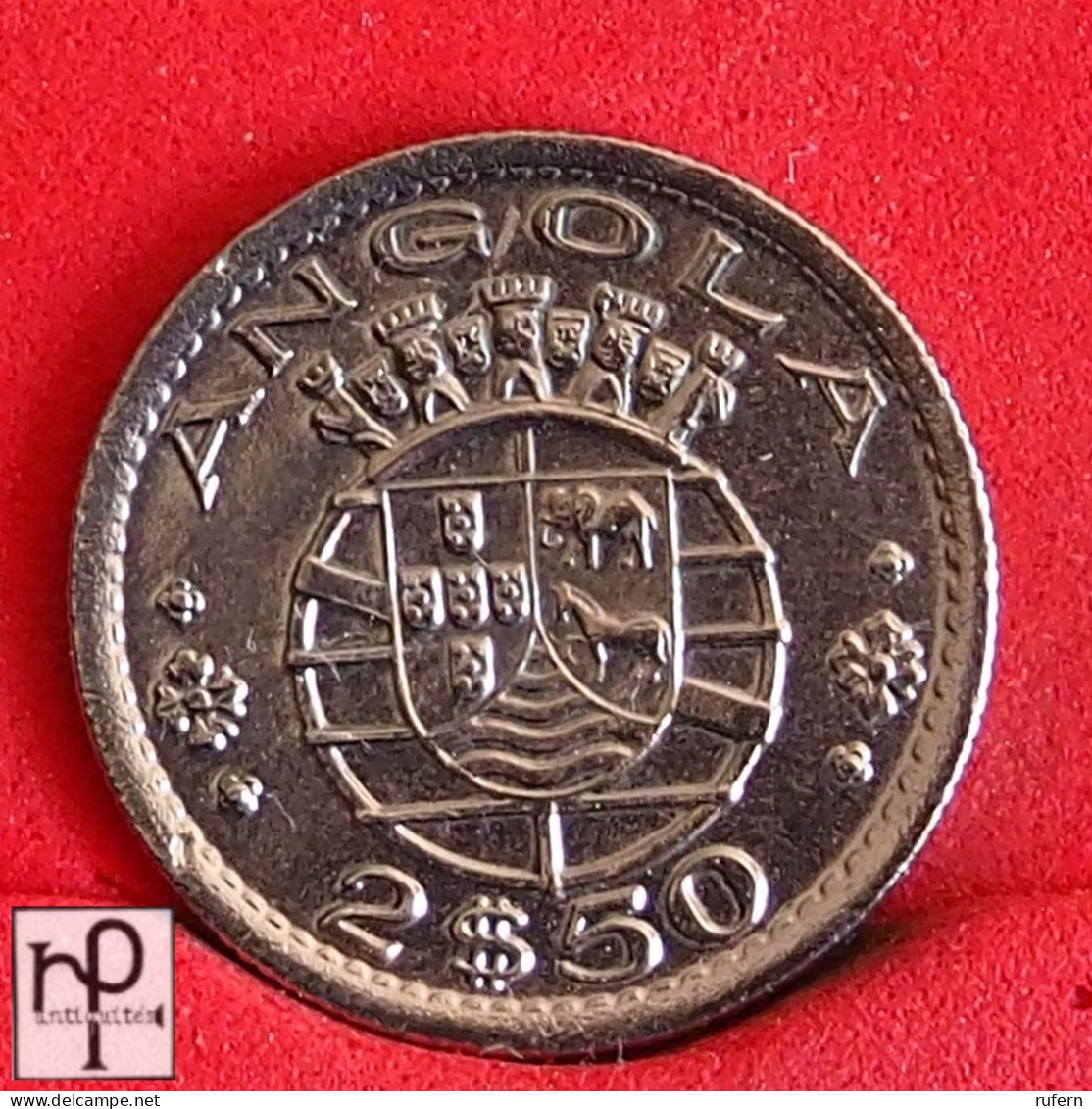 ANGOLA 2,5 ESCUDOS 1956 -    KM# 77 - (Nº54221) - Angola