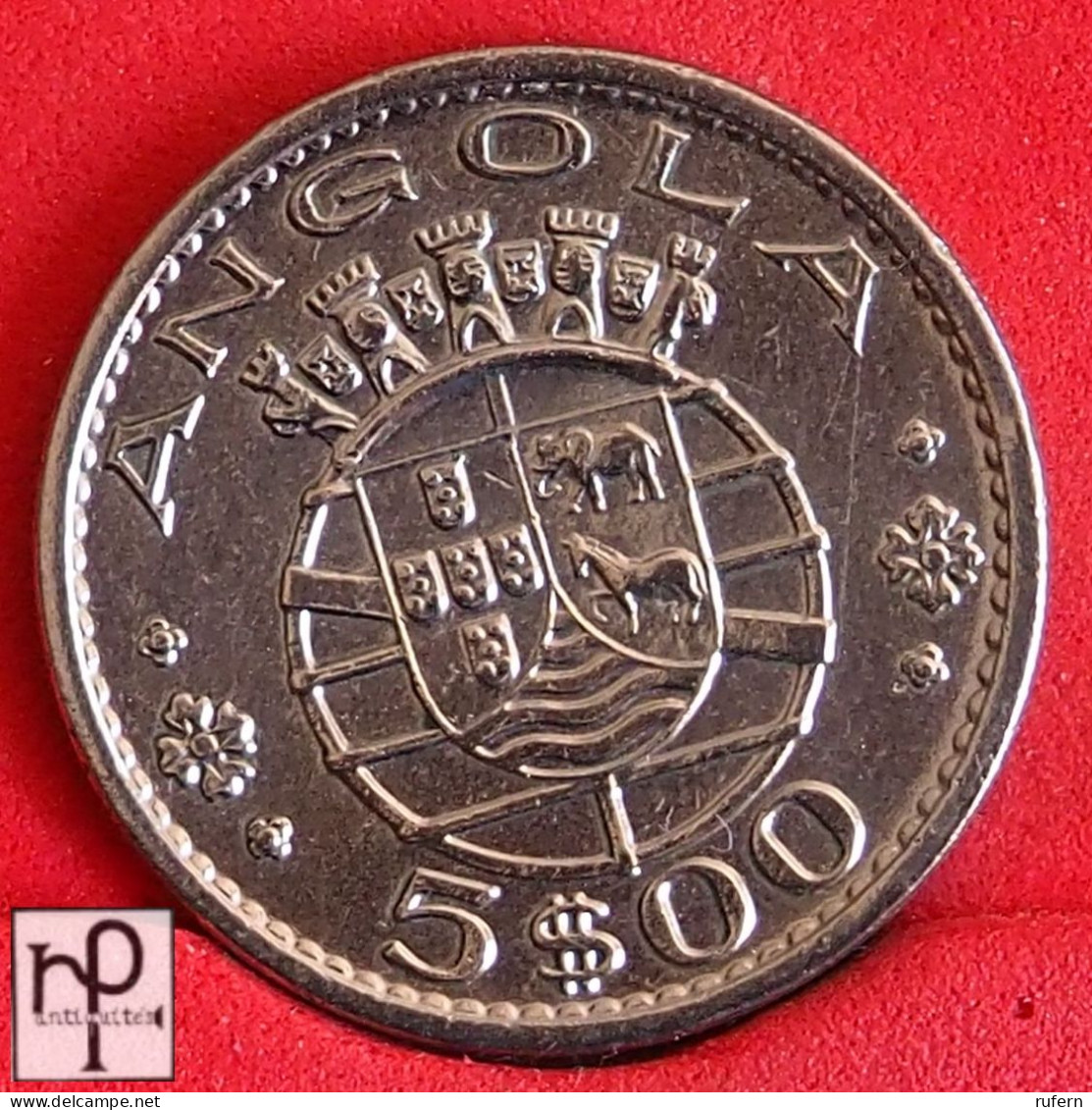 ANGOLA 5 ESCUDOS 1972 -    KM# 81 - (Nº54223) - Angola