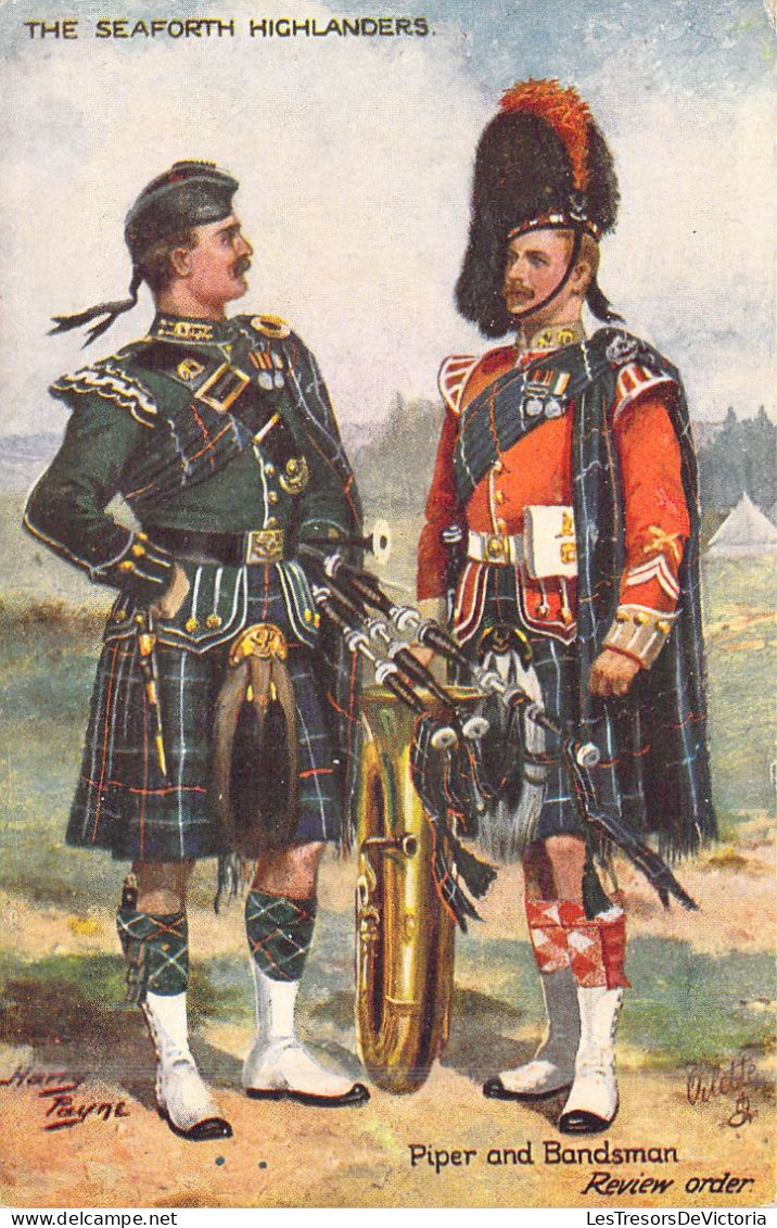 Militaria - Régiments - The Seaforth Highlanders - Carte Postale Ancienne - Regimientos