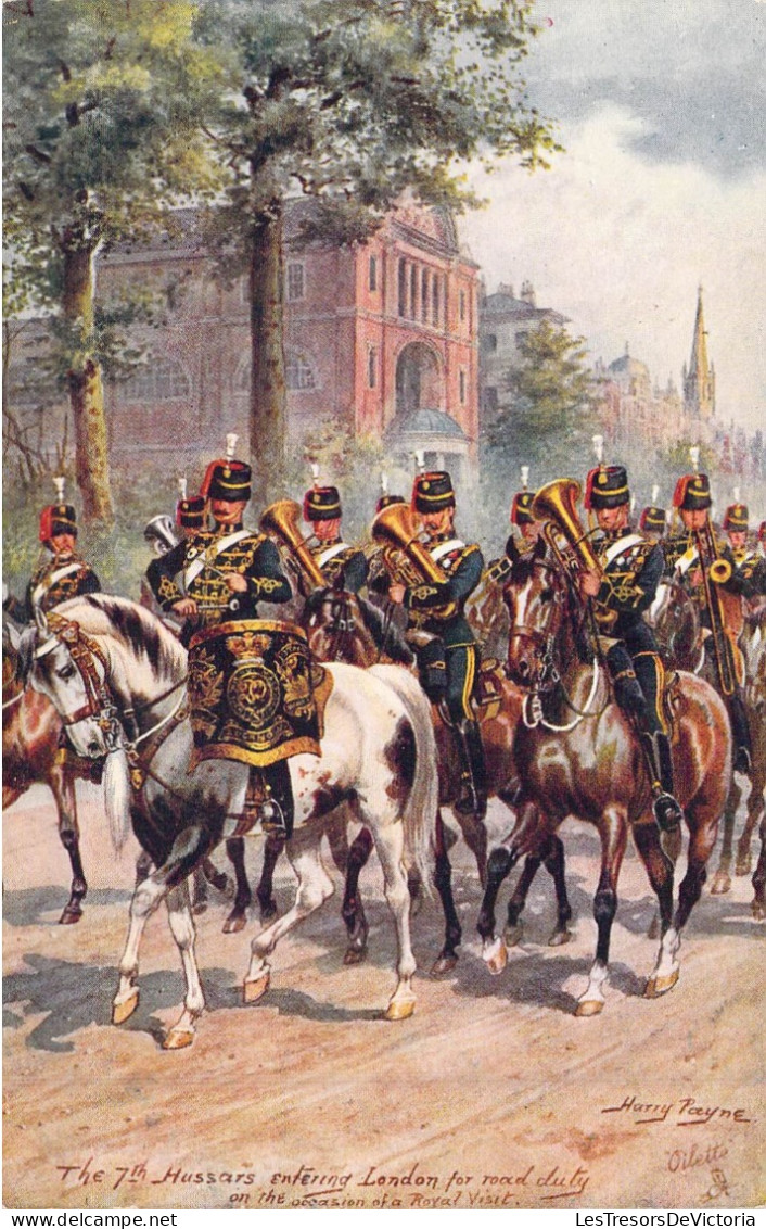 Militaria - Régiments - The 7th Hussars Entering London For Road Duty - Carte Postale Ancienne - Regimientos