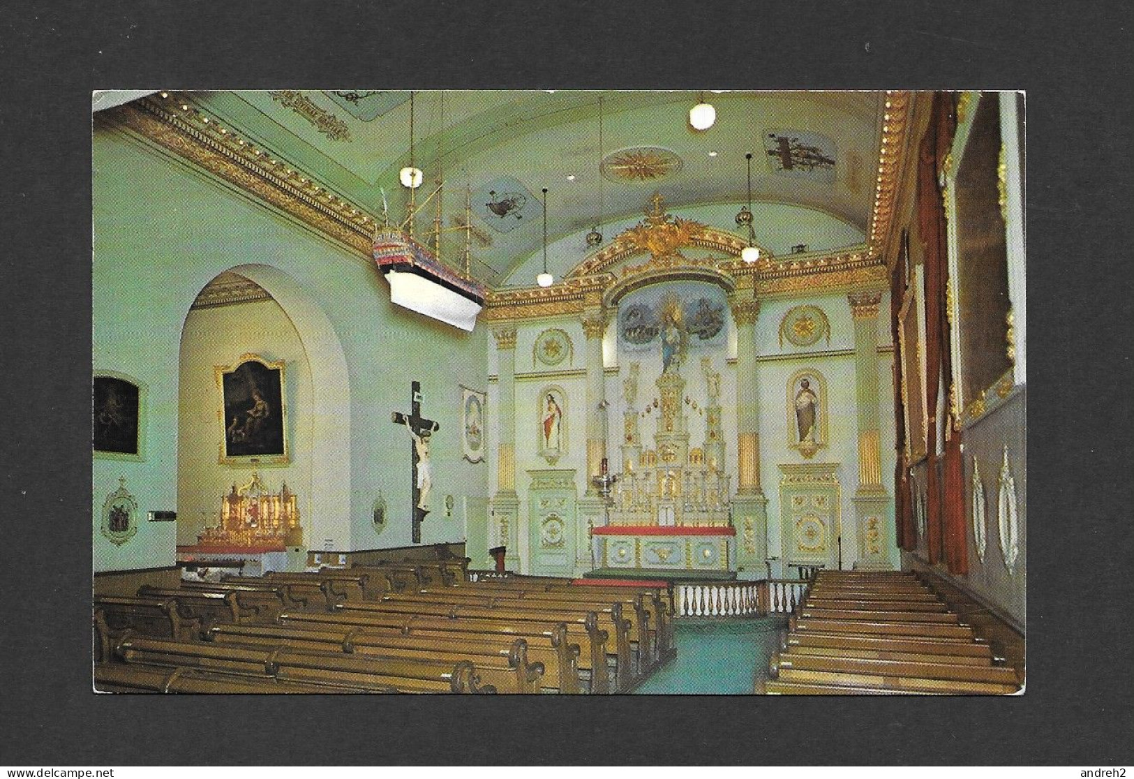 QUÉBEC - VILLE DE QUÉBEC - INTÉRIEUR DE L' ÉGLISE NOTRE DAME DES VICTOIRES (1668)  - DIST. ÉMILE KIROUAC - Québec - La Cité