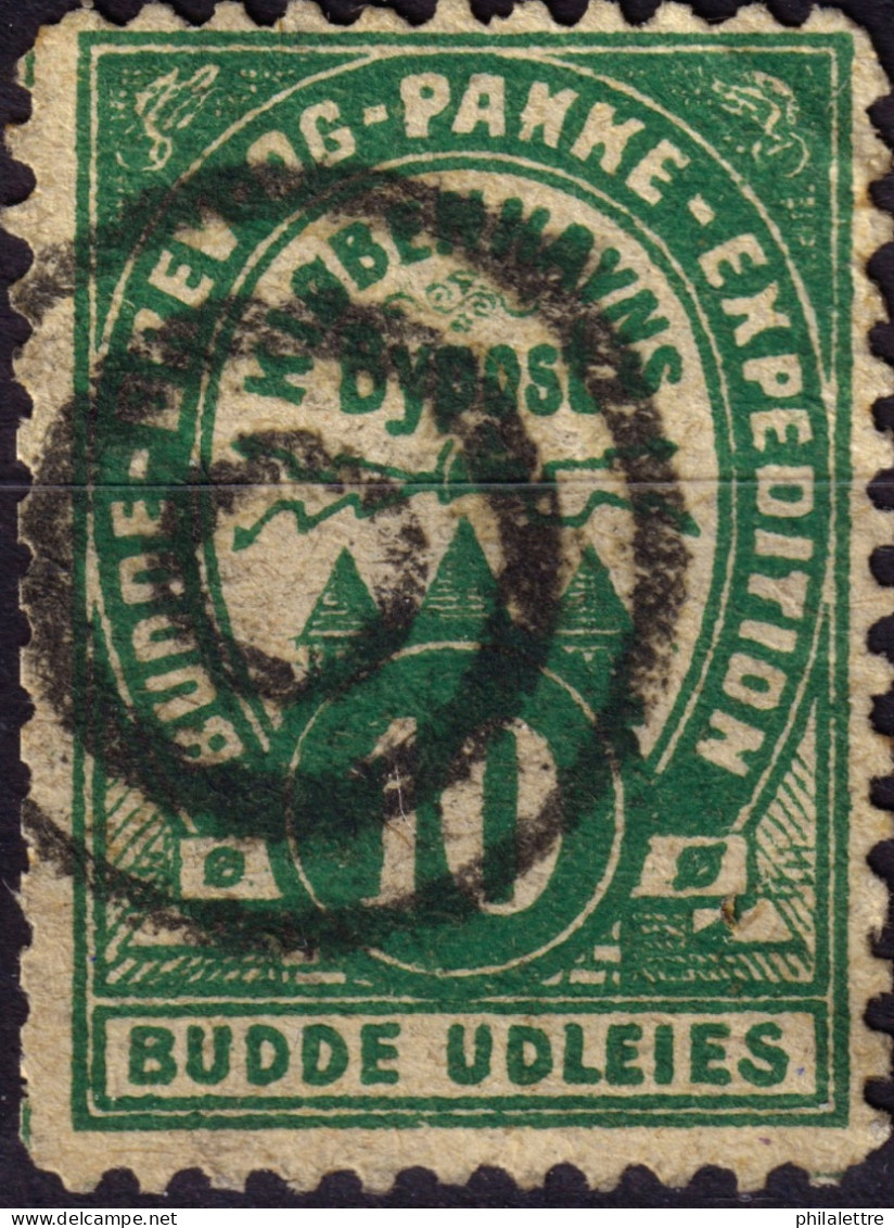 DANEMARK / DENMARK - 1884/5 - COPENHAGEN Lauritzen & Thaulow Local Post 10øre Green - VF Used - Ortsausgaben